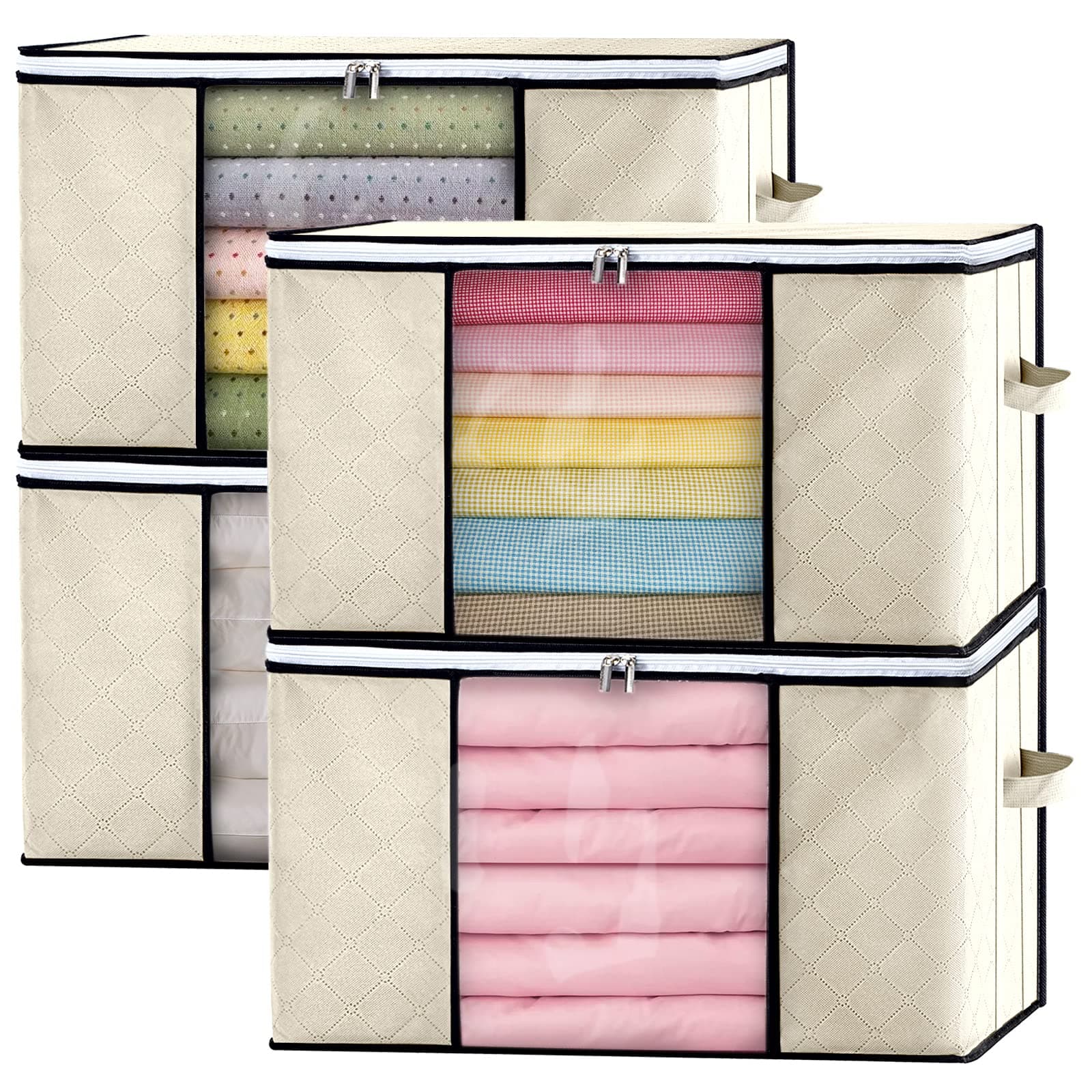 GoMaihe Duvet Storage Bag 4 Pack