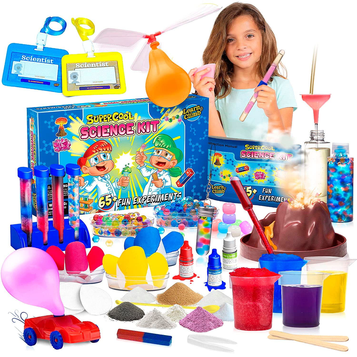 Science Kit for Kids Age 5-7 - 65 Experiments Gift Set