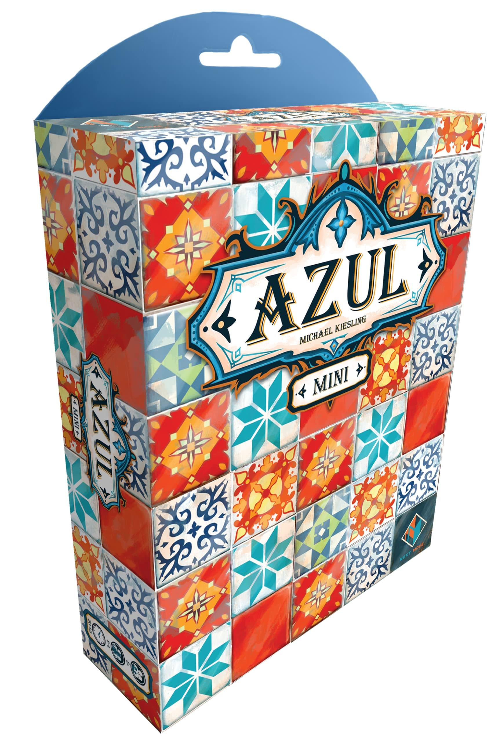 Azul Mini Board Game - Portable Tile-Placement Fun, Strategy Game for Kids and Adults, Ages 8+, 2-4 Players, 30-45 Minute Playtime, Made by Next Move Games