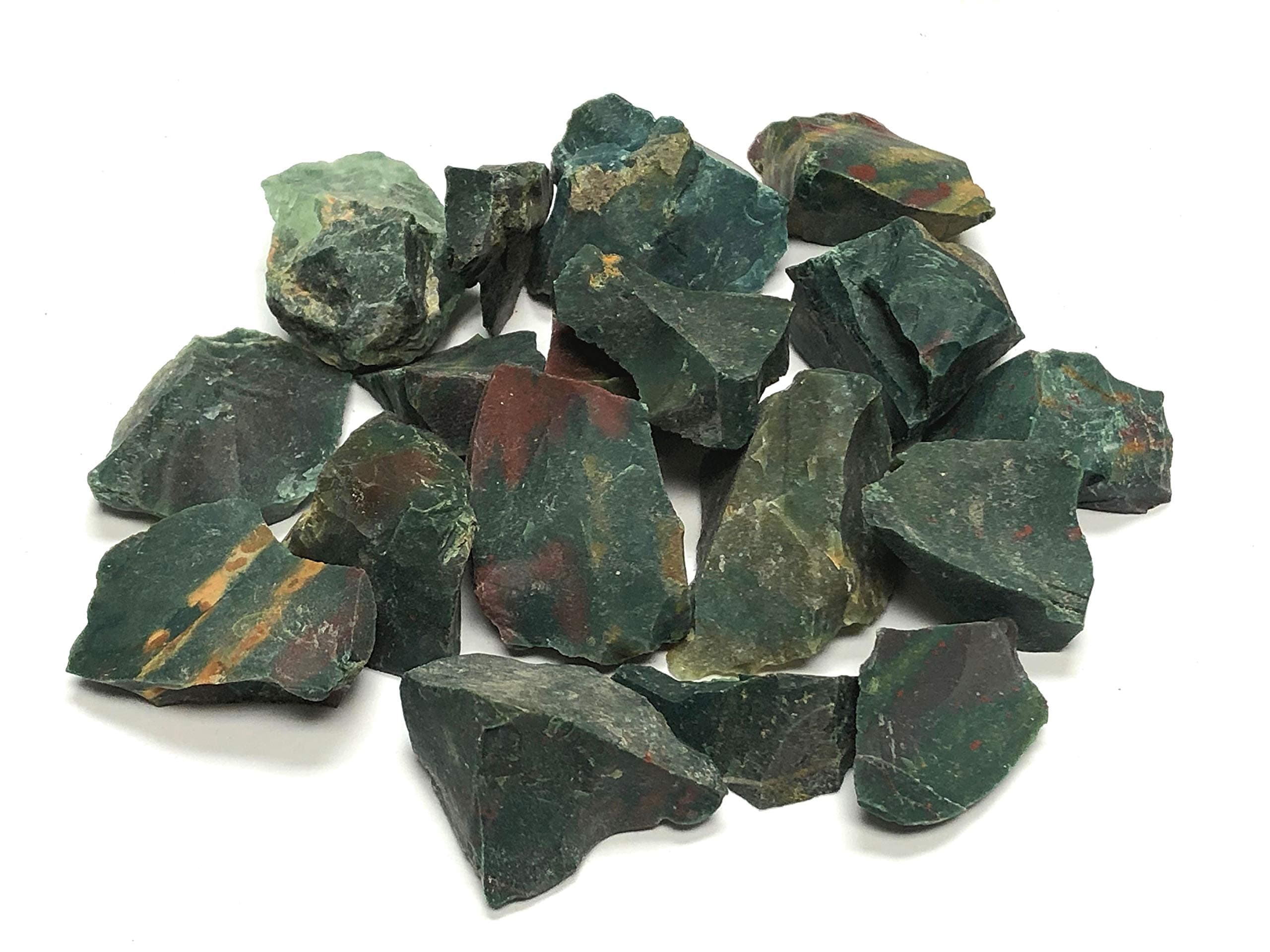 Rough Bloodstone Raw 1"+ Pieces (1/2 Pound)
