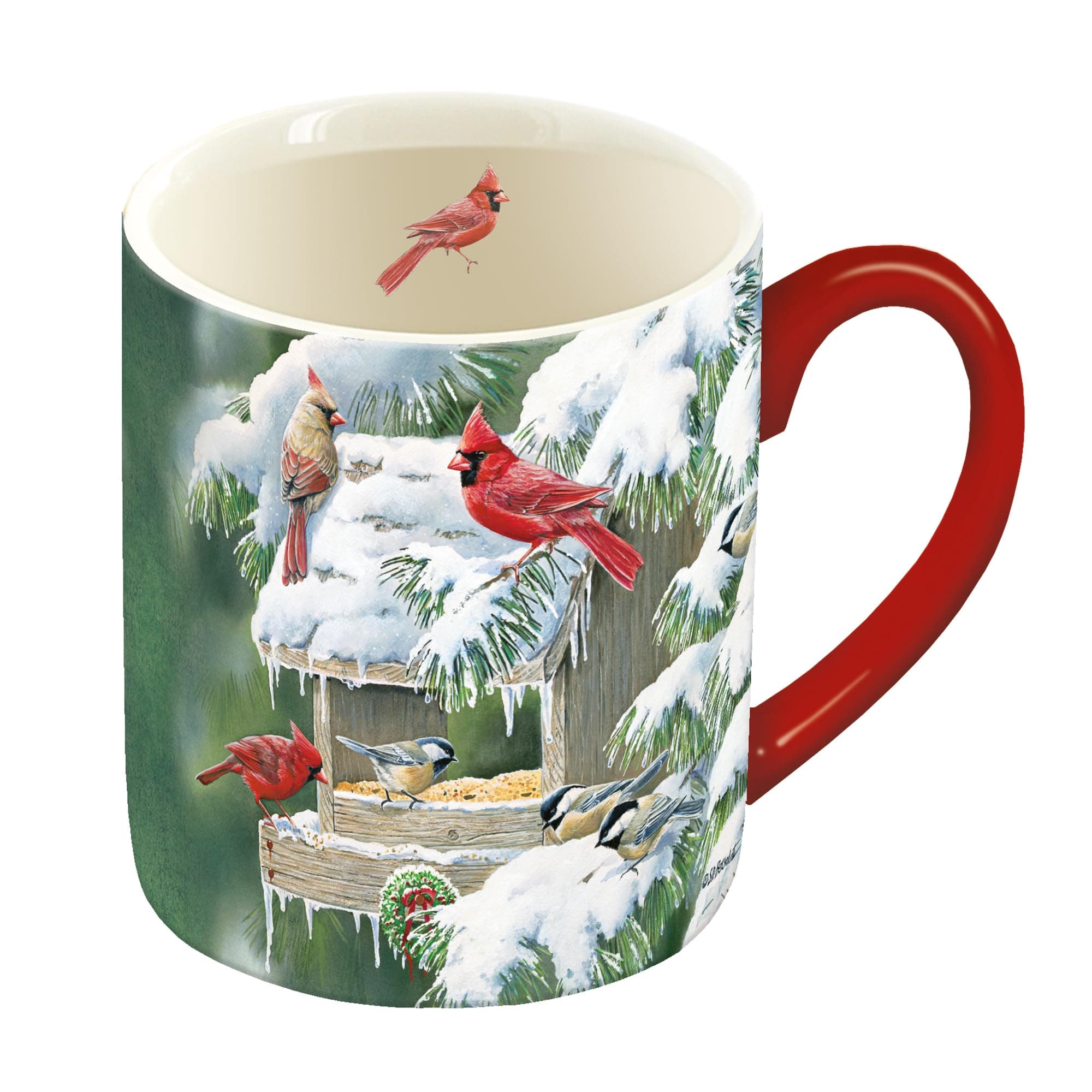 Cardinal Christmas Coffee Mug