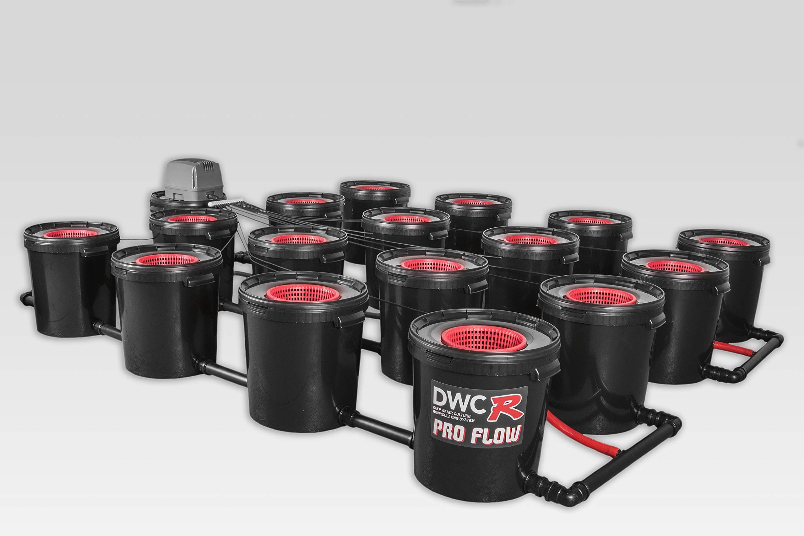 16 Pot RDWC PRO FLOW Hydroponic Deep Water Culture System