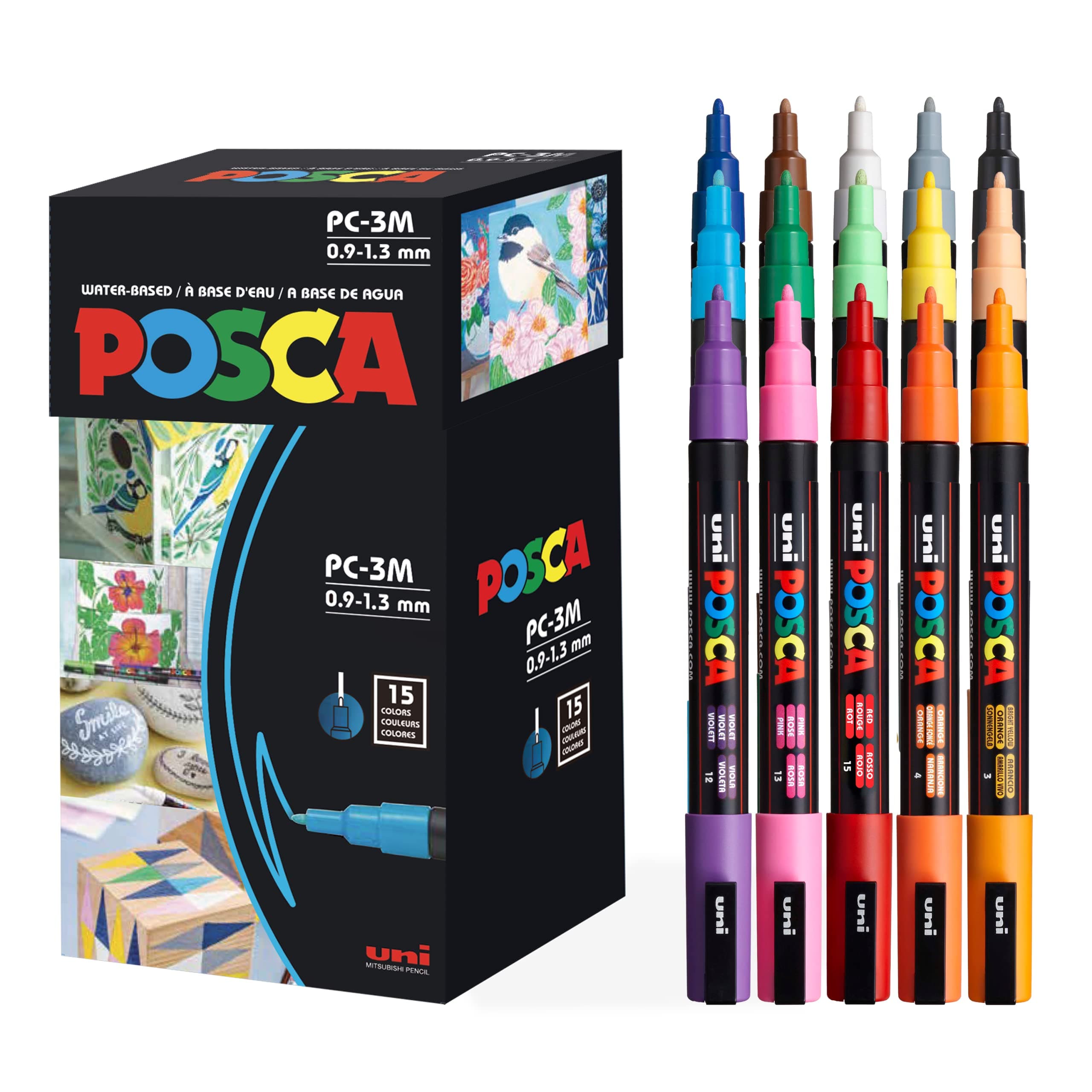 Posca Uniball Uni 15 Paint Markers