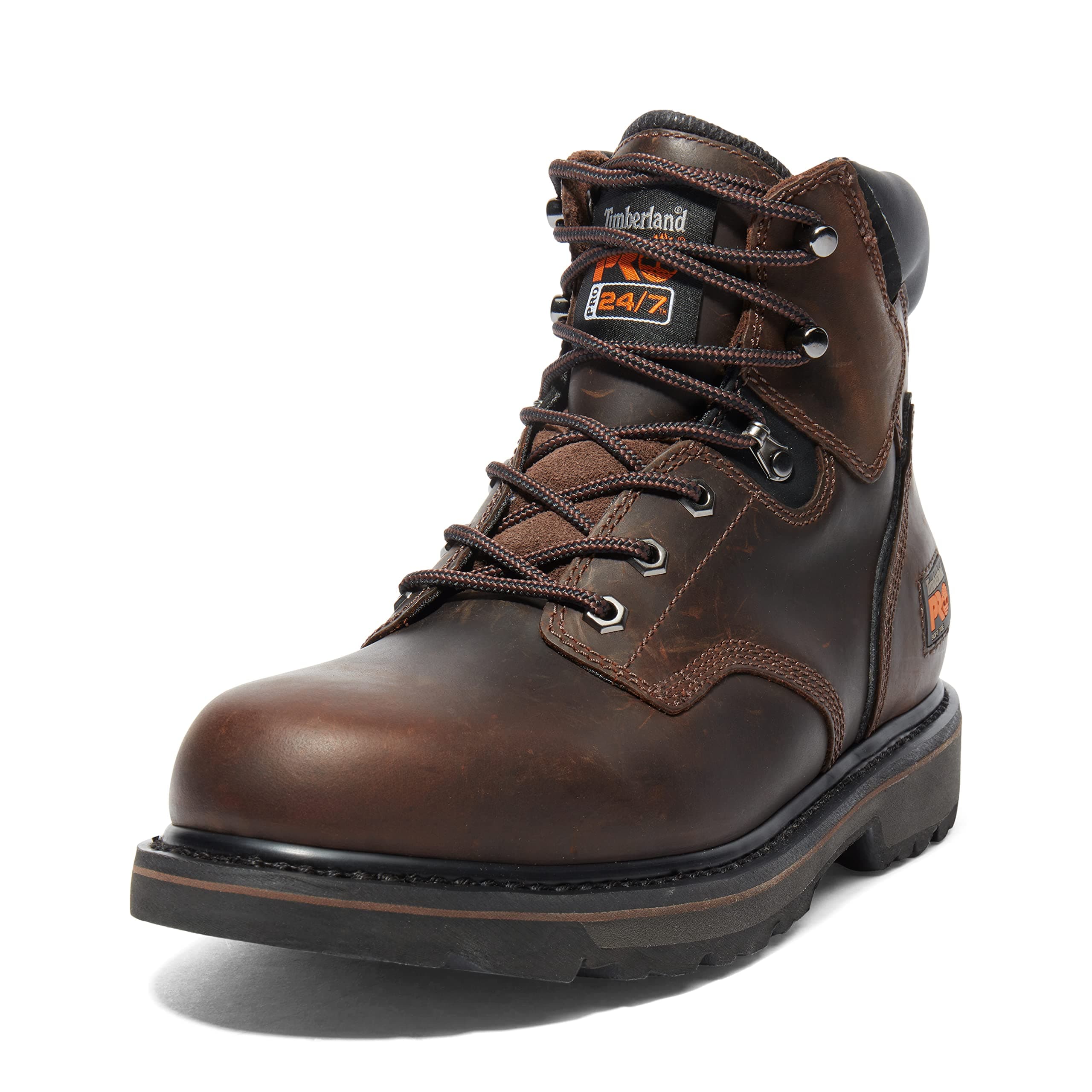 Men's Pit Boss 6 Inch Soft Toe Industrial Work Boot, Brown-2024 New, 7