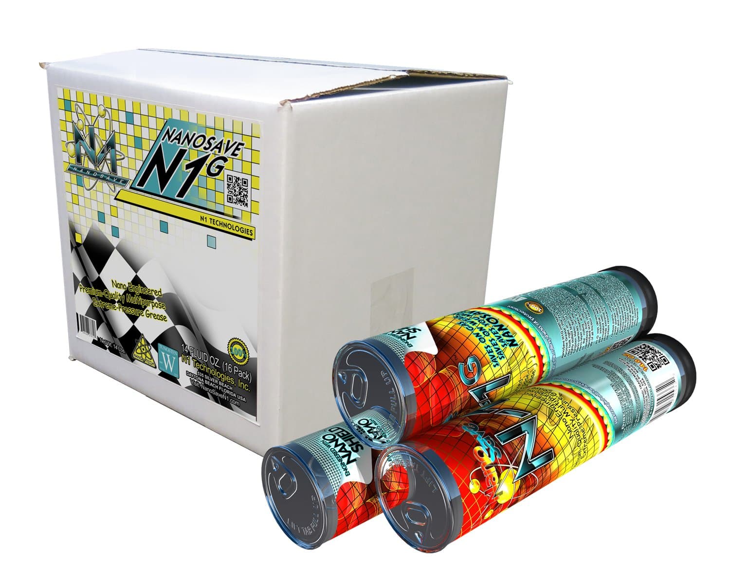 NanoSave N1-G Nano Engineered High Performance Grease - 14 oz. Cartridge (16 Pack)