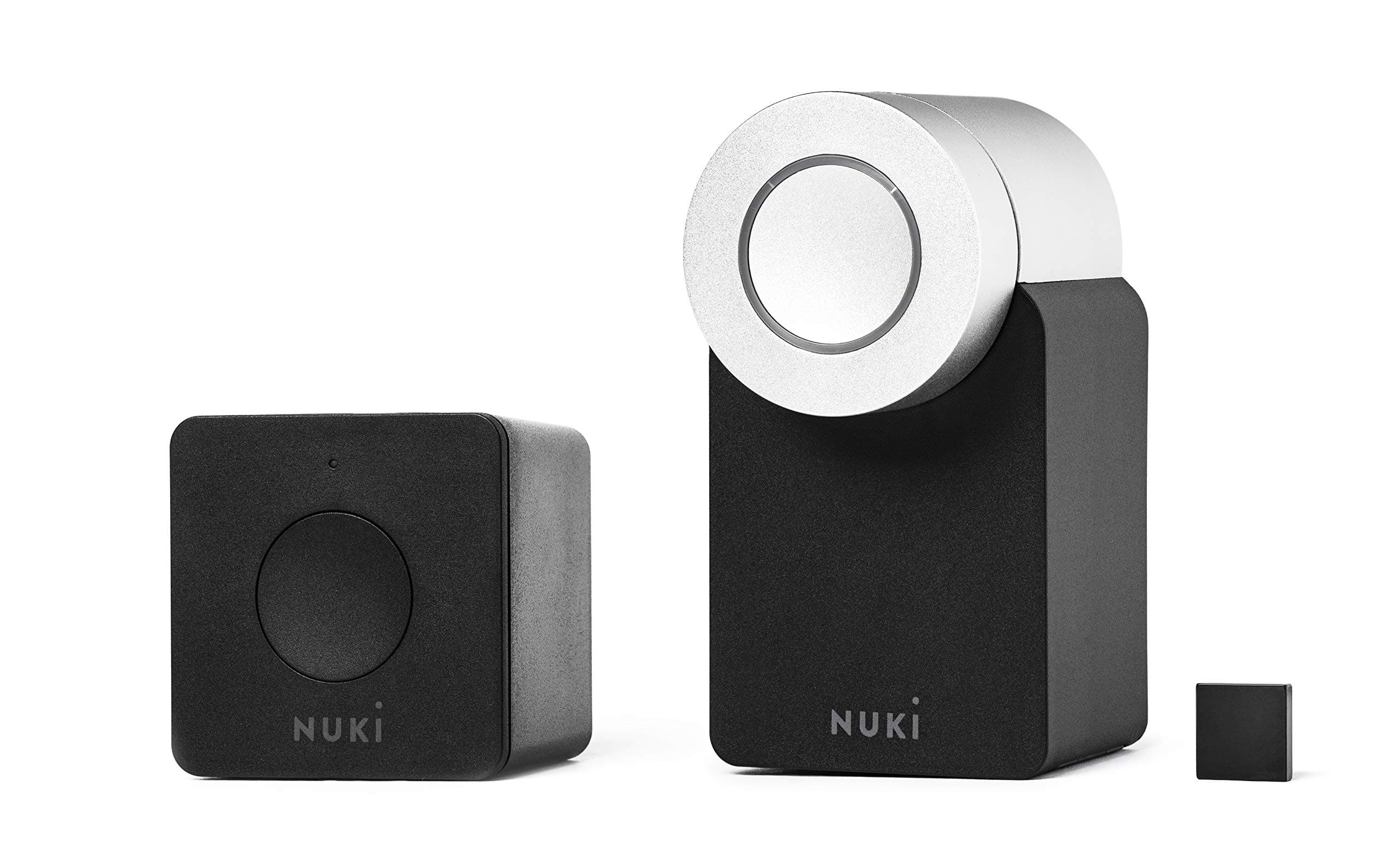 NUKI Smart Lock Combo - Pack composé d'une passerelle et du sysètme de fermeture Smart Lock (Wi-Fi, Bluetooth) (Catégorie : Vidéosurveillance)