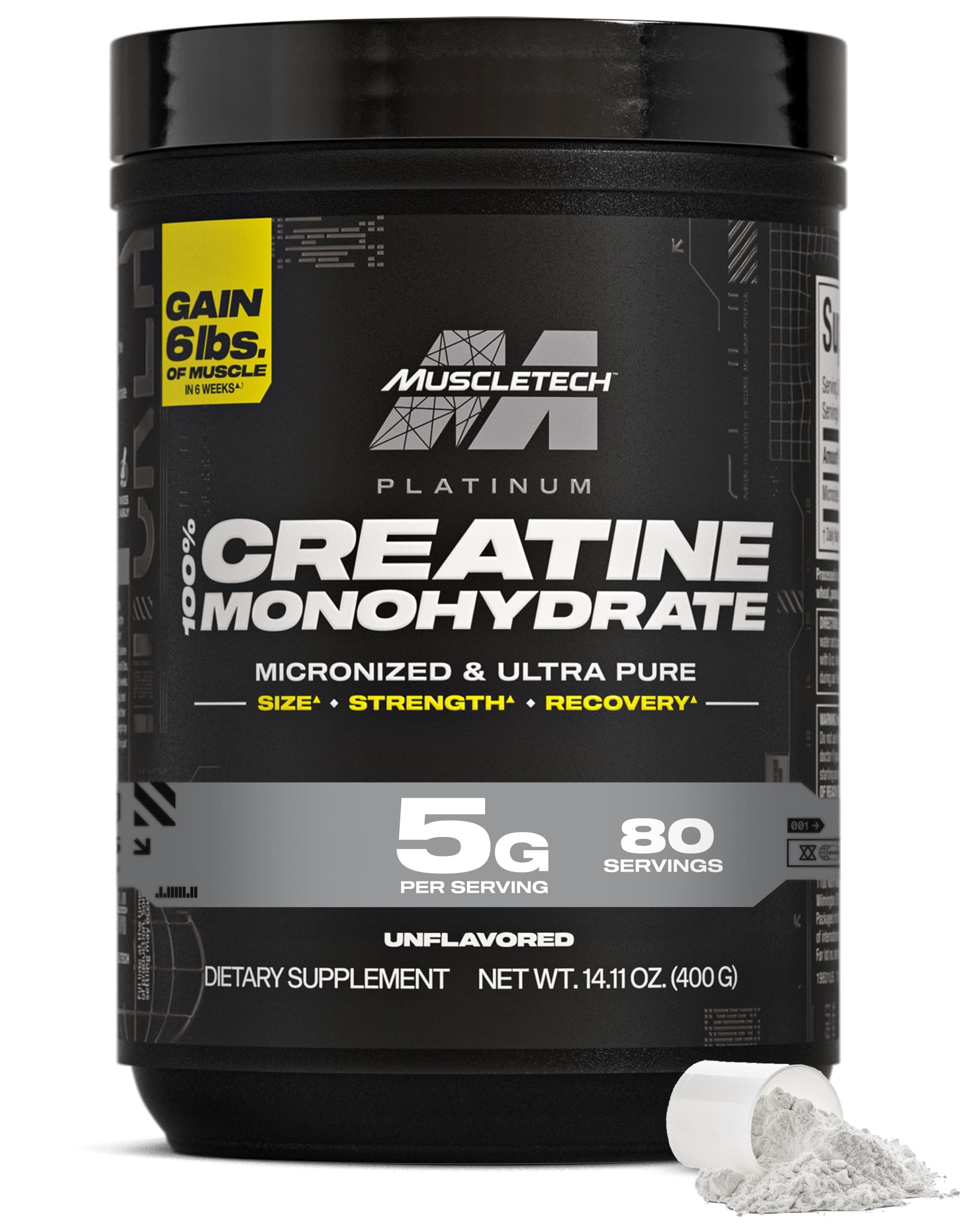 MuscleTech Platinum Creatine Unflavored 400 g