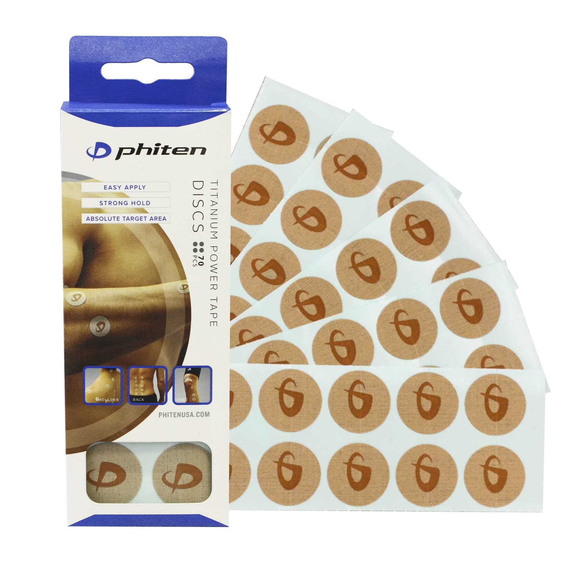 Phiten Titanium Discs (70 Discs)