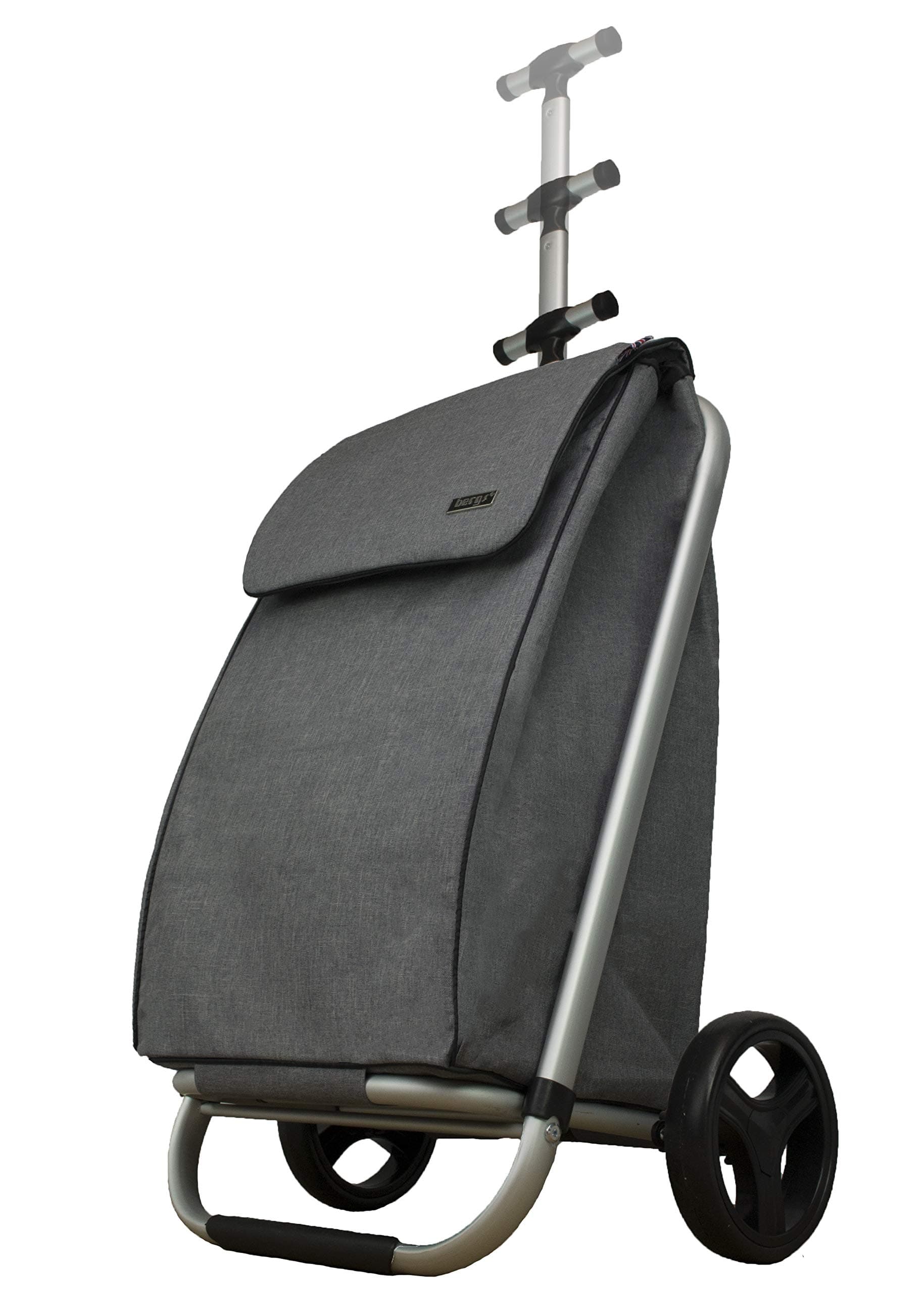Bergs Telescopic Shopping Trolley (Grey)