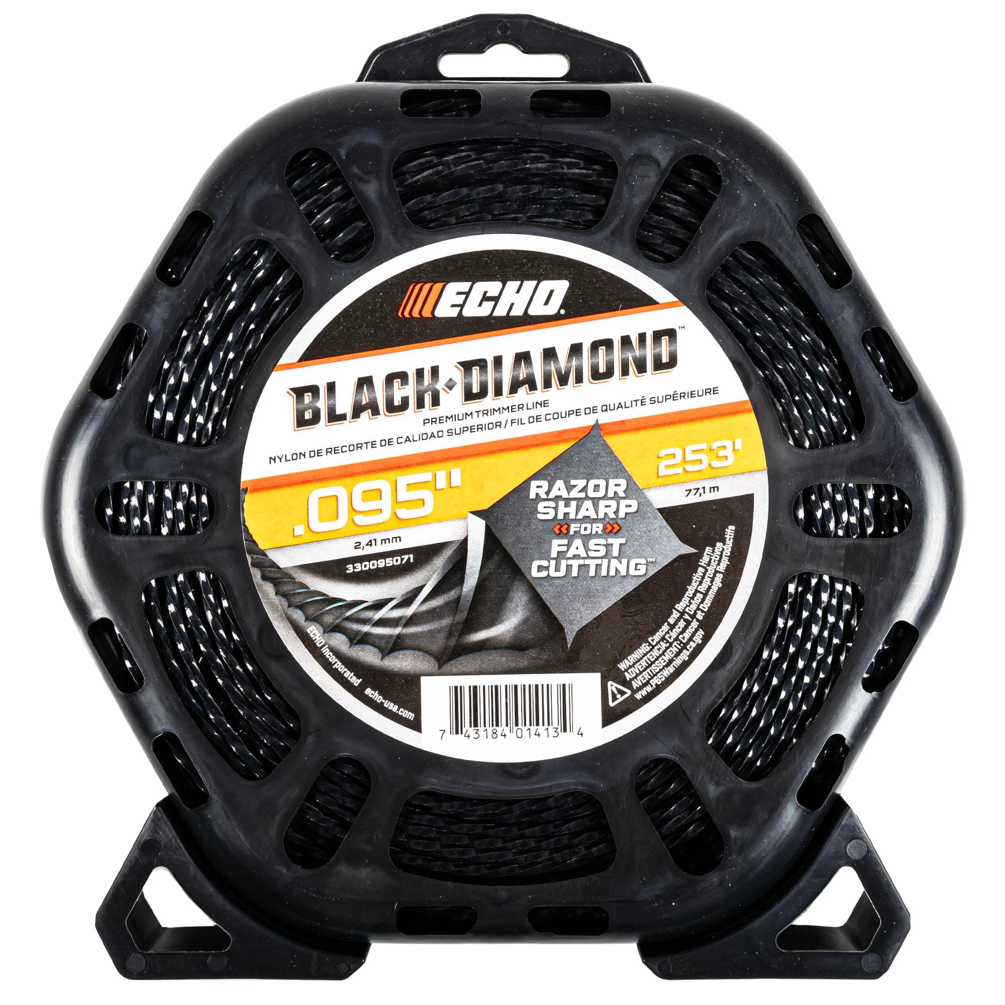 330095071 Black Diamond 1 Lb 253' Donut .095" Gauge Twisted String Trimmer