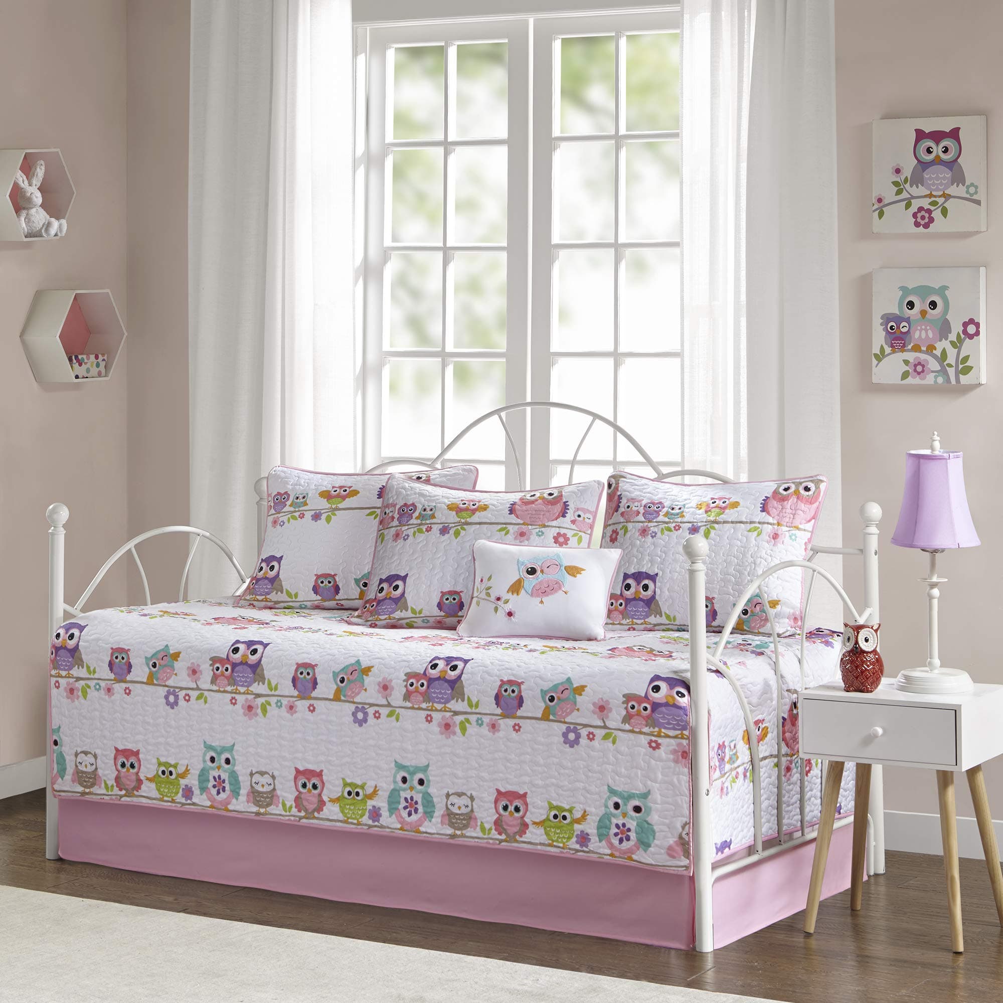 Mi Zone Kids Wise Wendy Daybed Set, Pink