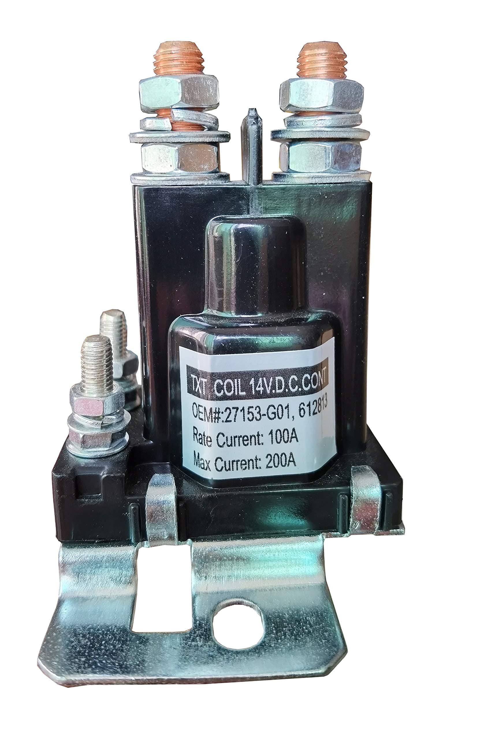 Dr.Acces 14 Volt EZGO Solenoid for E-Z-GO Gas Models 14V Golf Cart Solenoid Replace#612813 27153G01