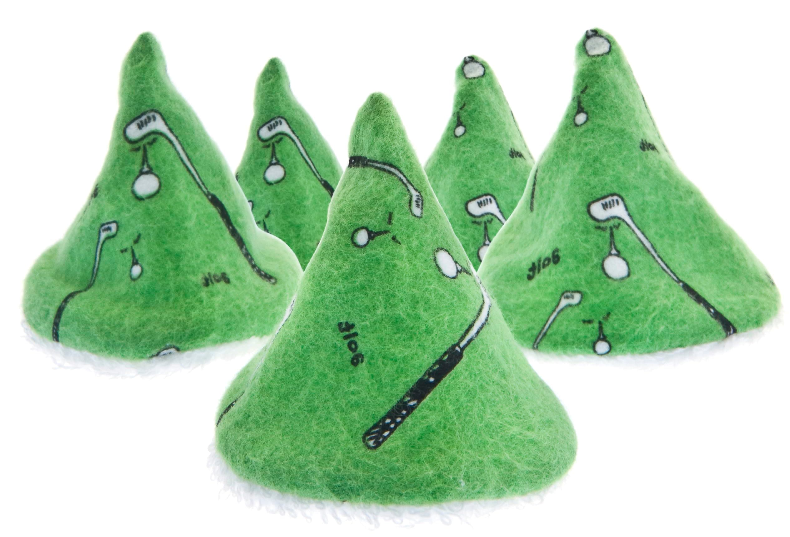 Beba Bean Pee-pee Teepee Golf Green - Cello Bag, 5 Golf Teepees