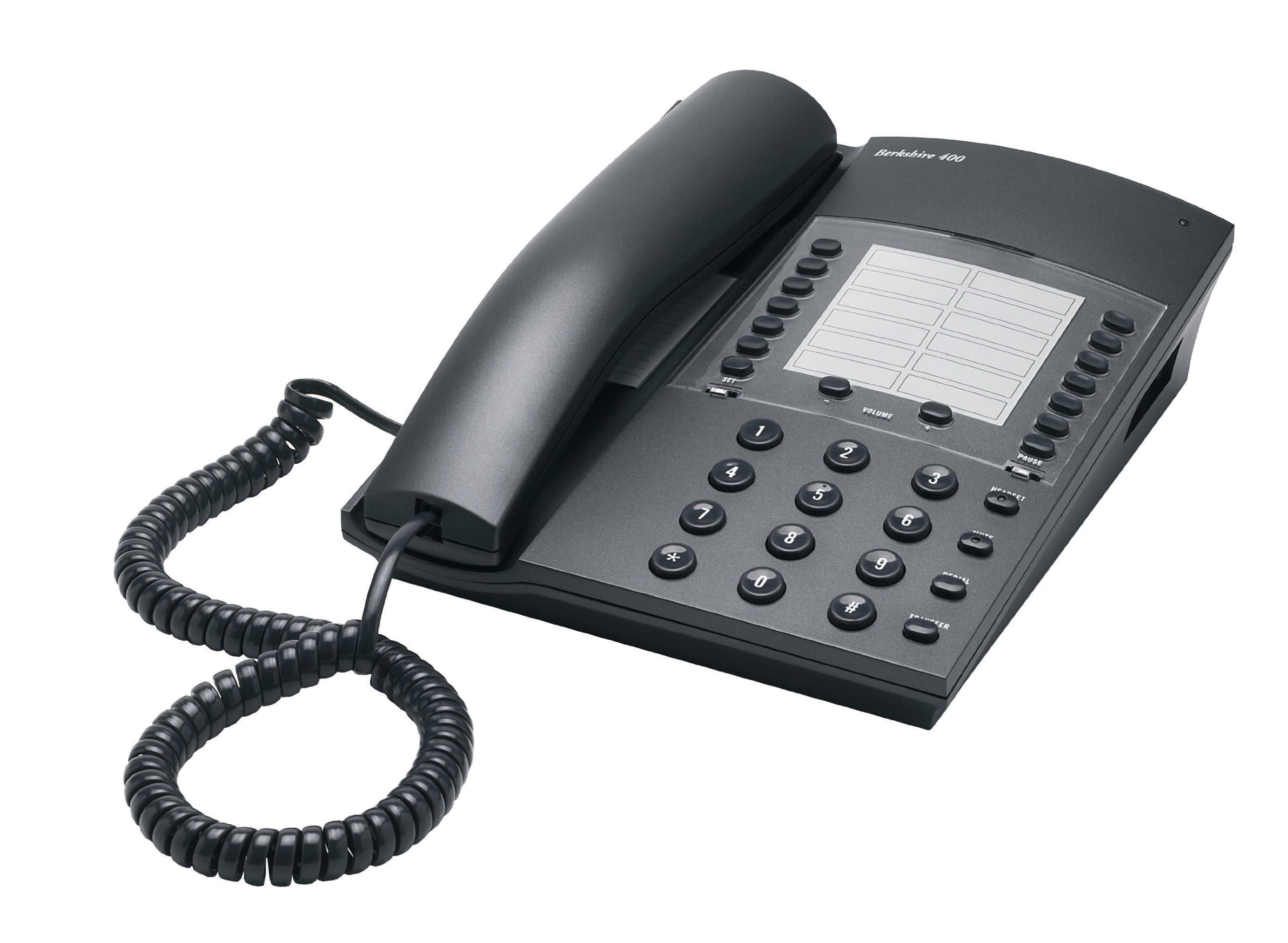 Berkshire 400 Corder Telephone - Dark Grey