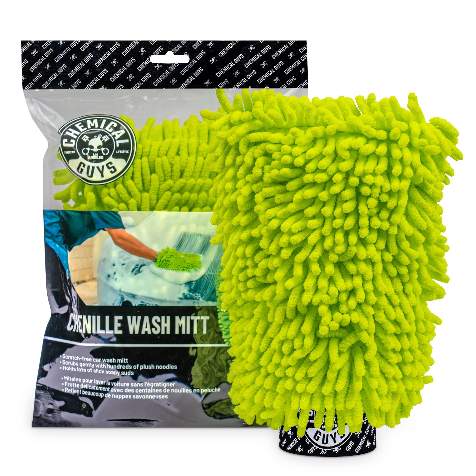 (Mic_493 Chenille Microfiber Premium Scratch Free Wash Mitt