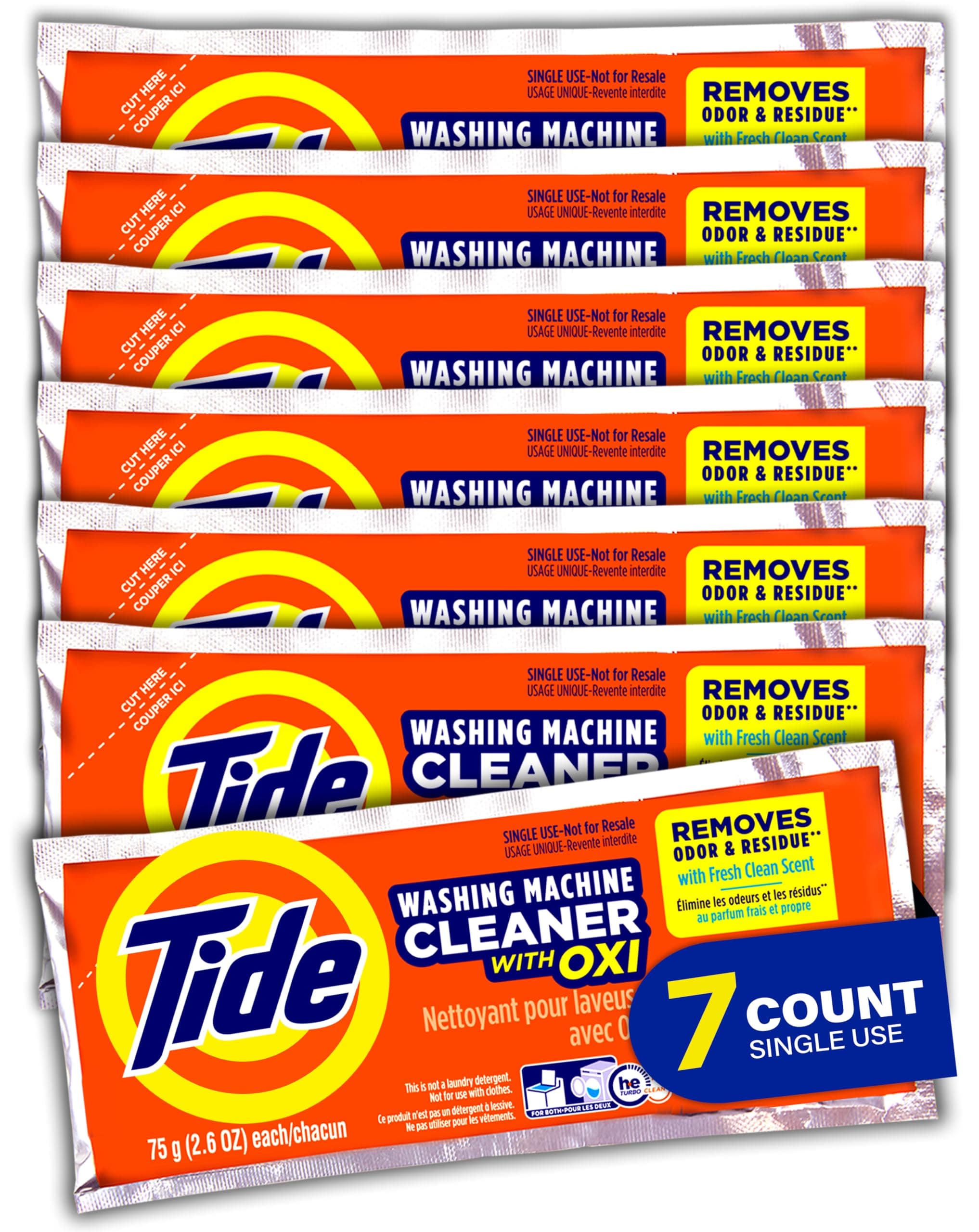 Washing Machine Cleaner, 7-Count Single Use