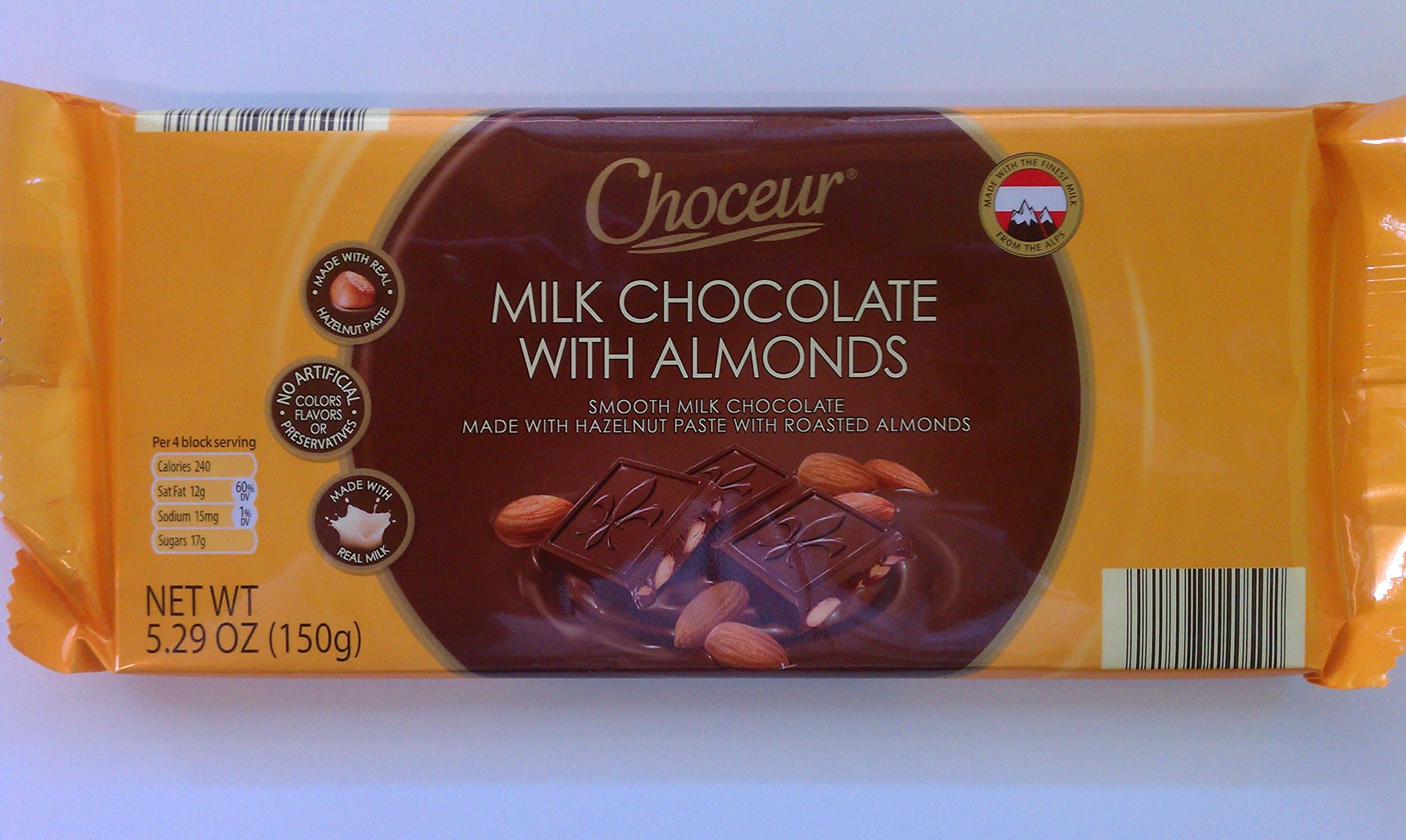 Milk Chocolate With Almonds 5.29 OZ (2 Pack)