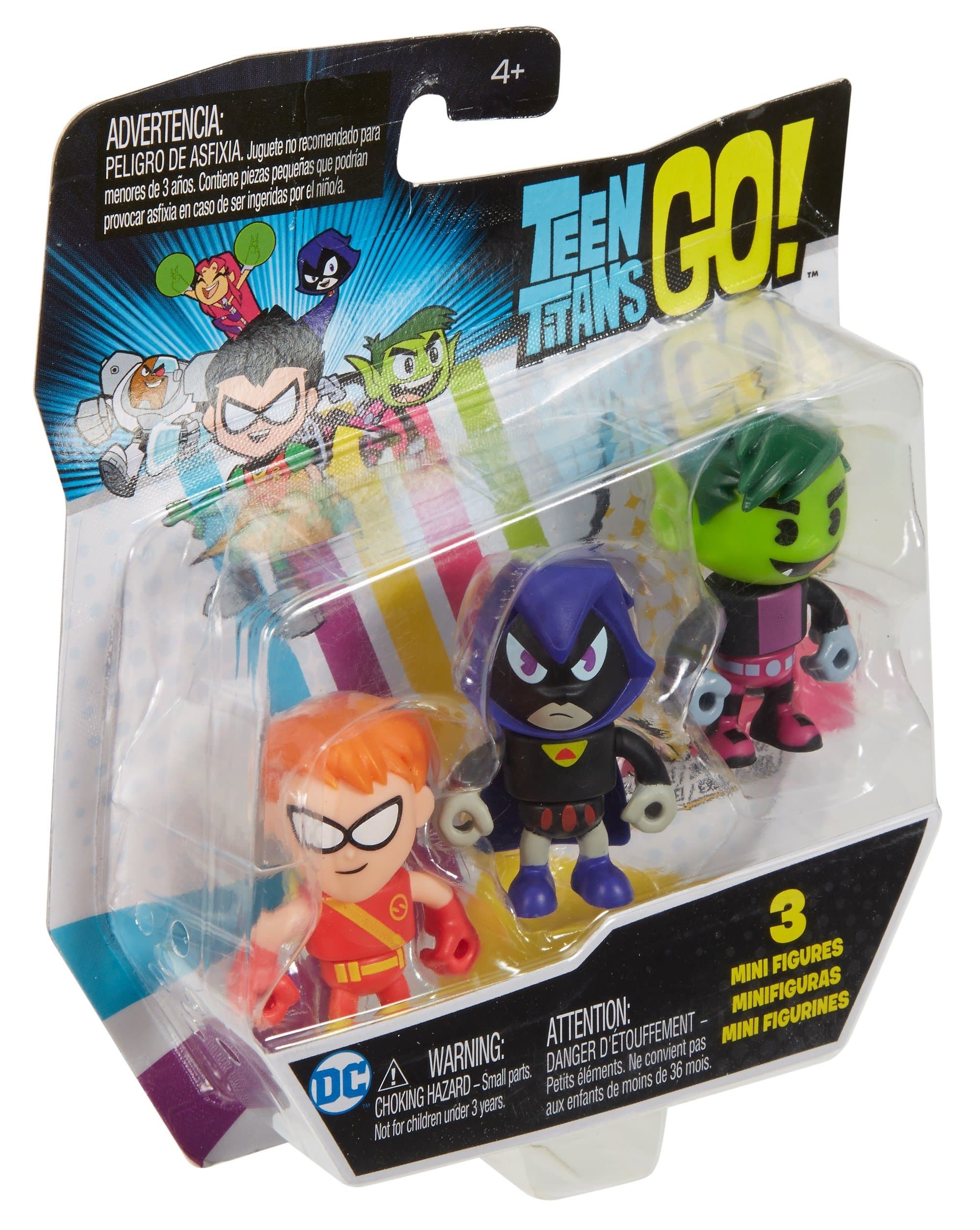 DC Comics Teen Titans Go! Mini Figures 3-Pack