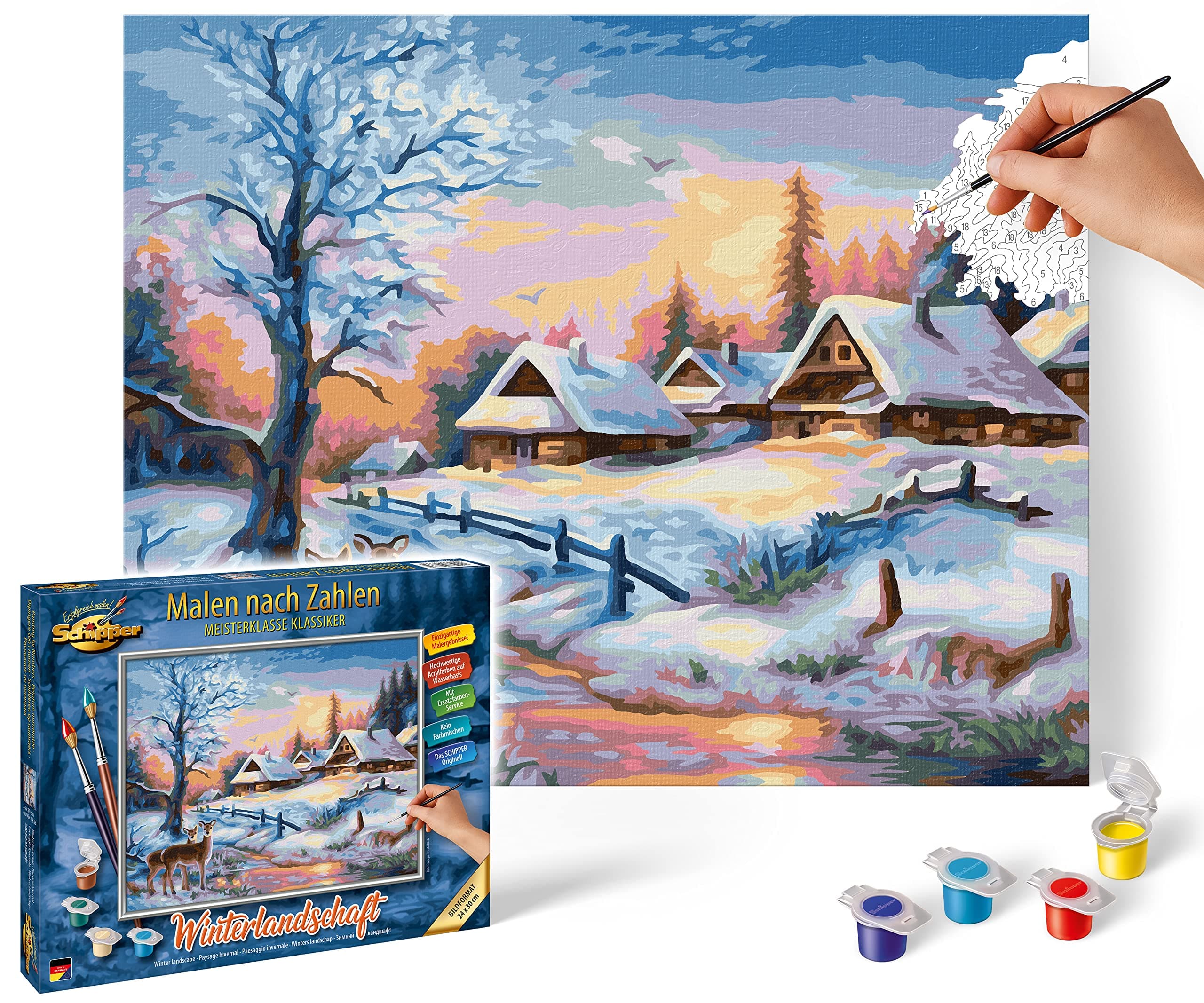 Schipper Winter Landscape Paint by Number Kit