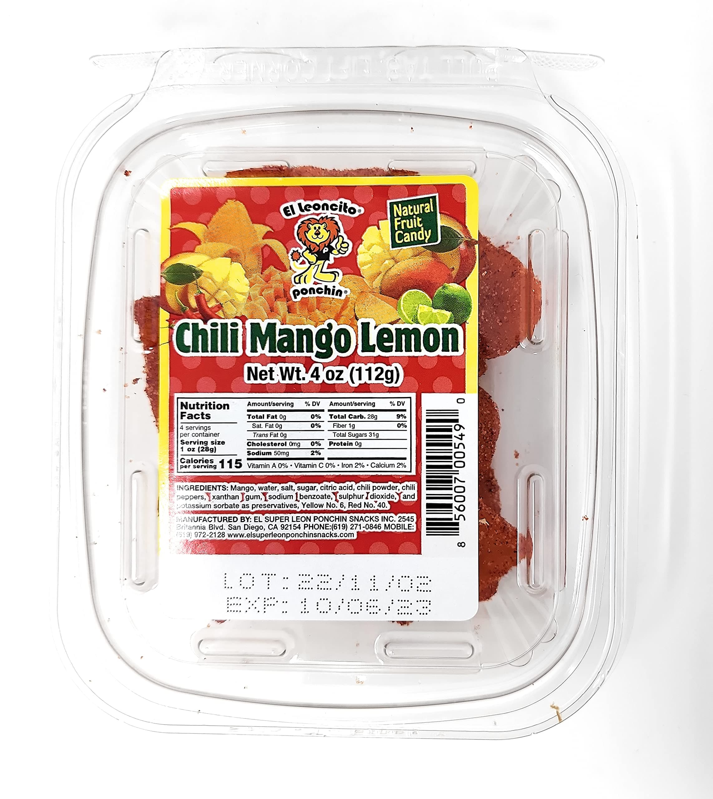 El Super Leon | Chili Mango Lemon | 1 Pack (4 oz)