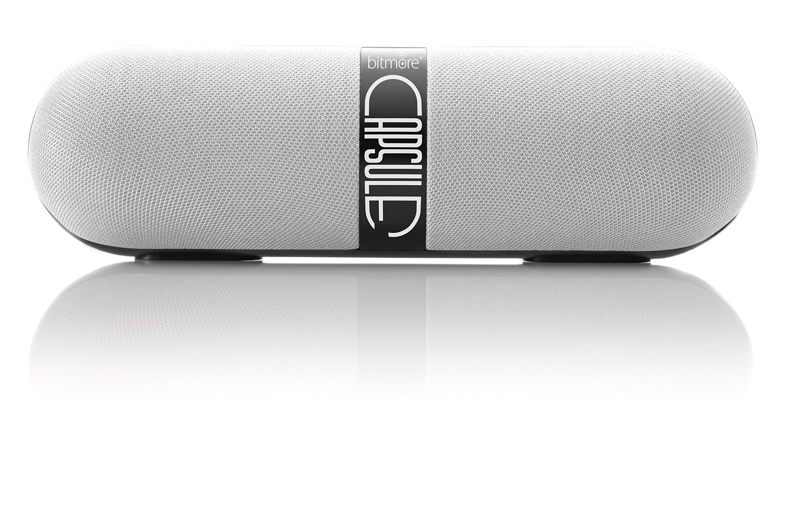 Bitmore Capsule 6 W Portable Stereo Wireless Bluetooth Speaker with Microphone - White