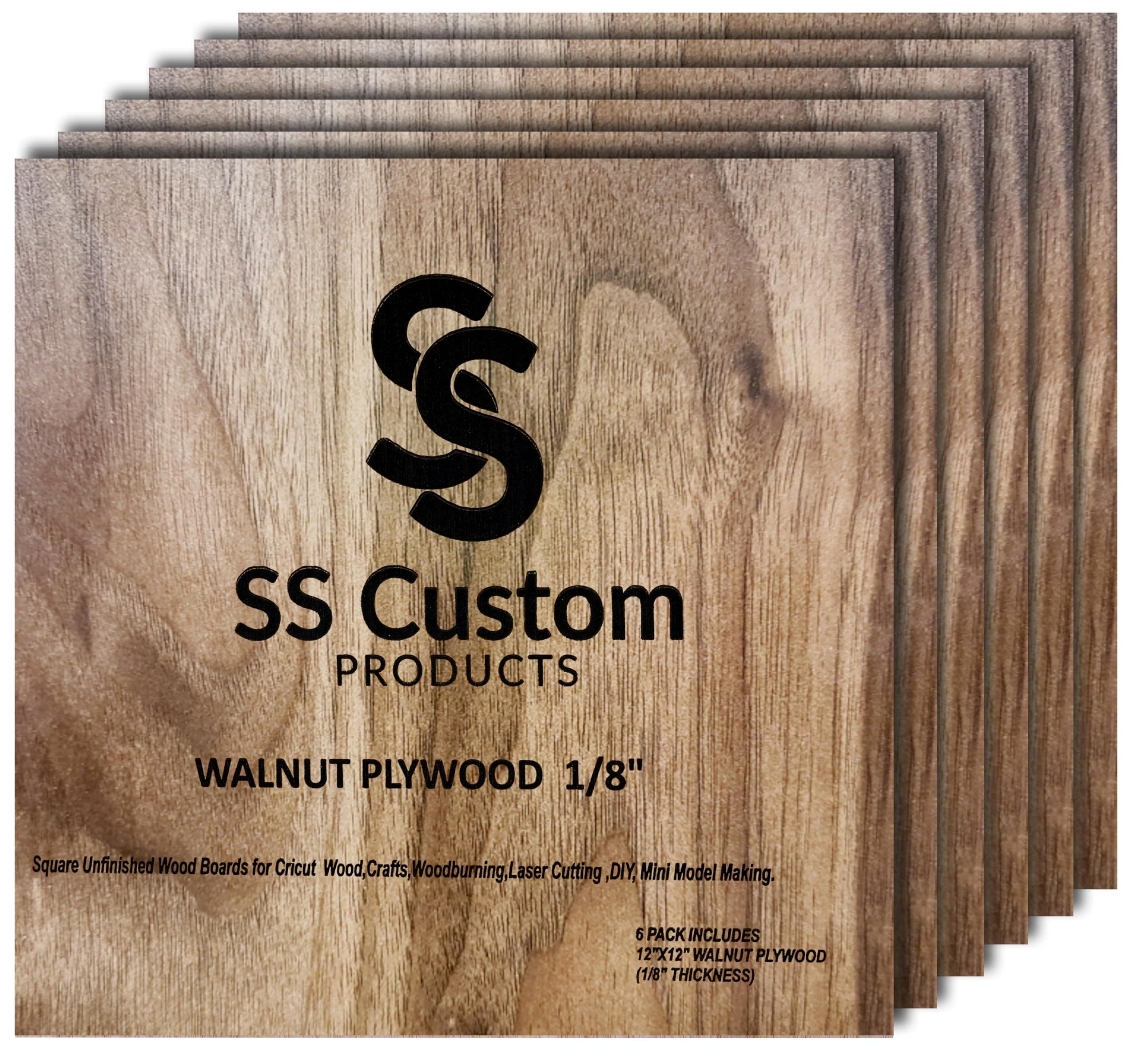 Walnut Plywood 0.15mm (6 Pack)
