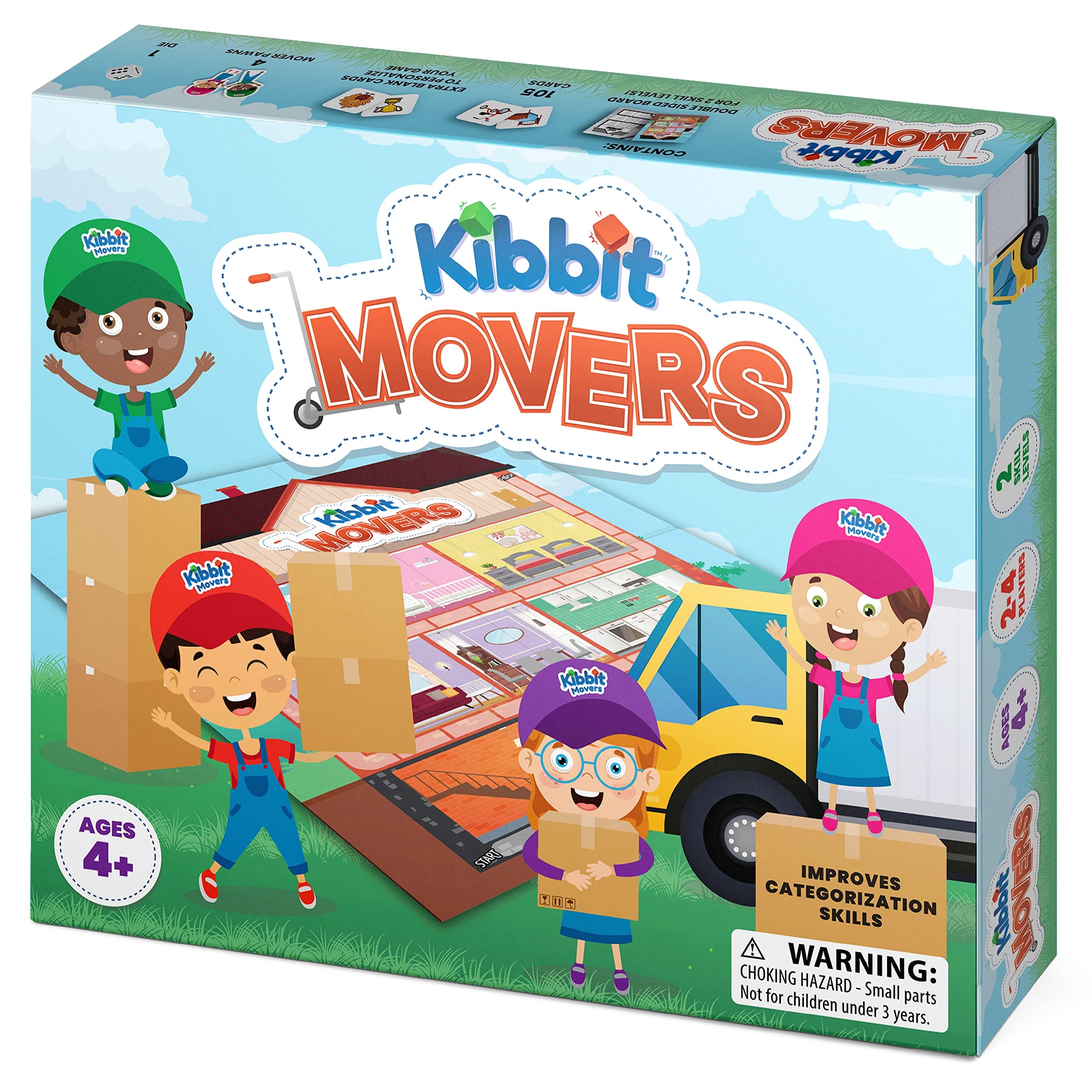 Speech Movers - Board Game for Improving Categorization and Receptive and Expressive Language Skills