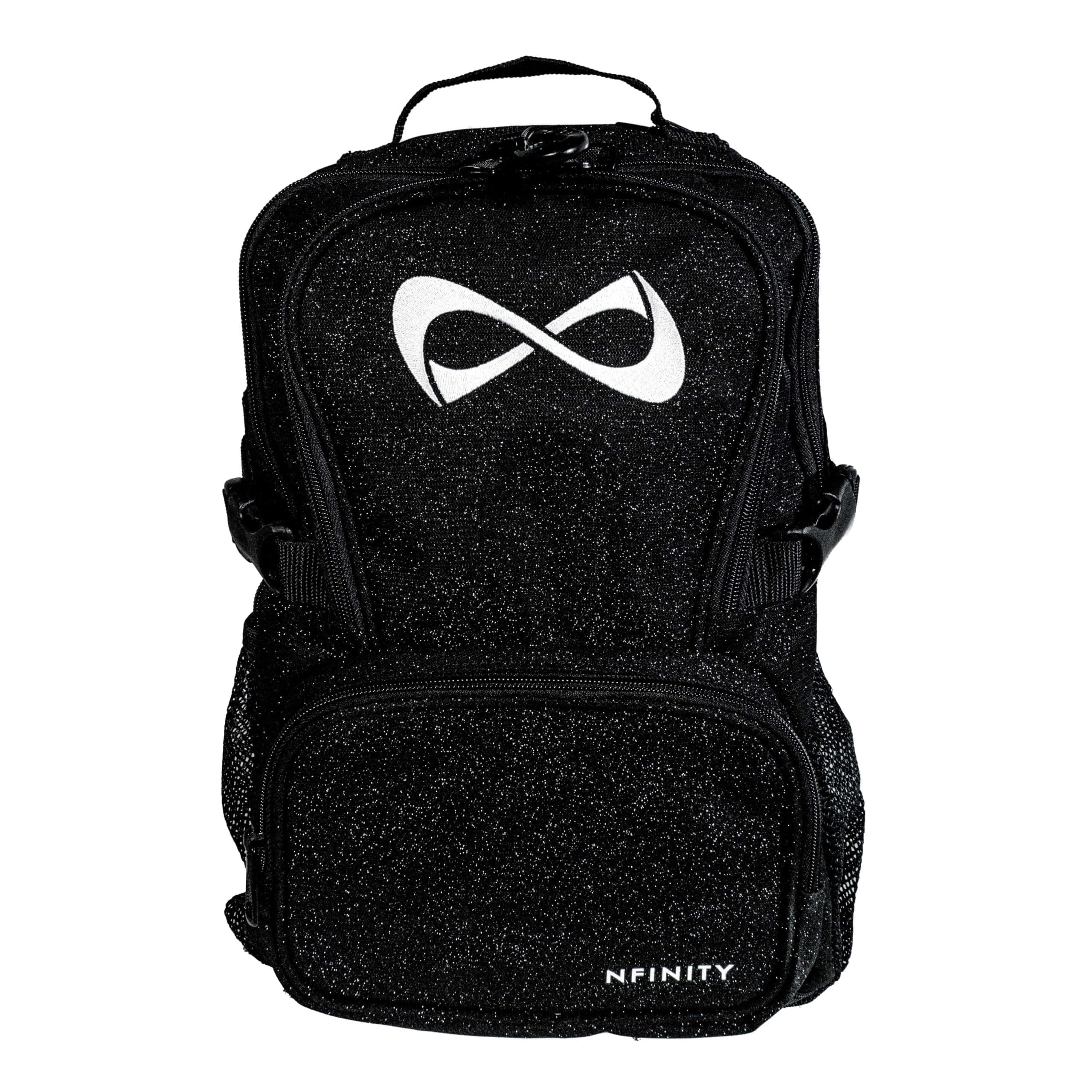 Nfinity Petite Sparkle Backpack for Cheerleaders – Compact & Stylish Design with Glittering Accents – Lightweight & Durable