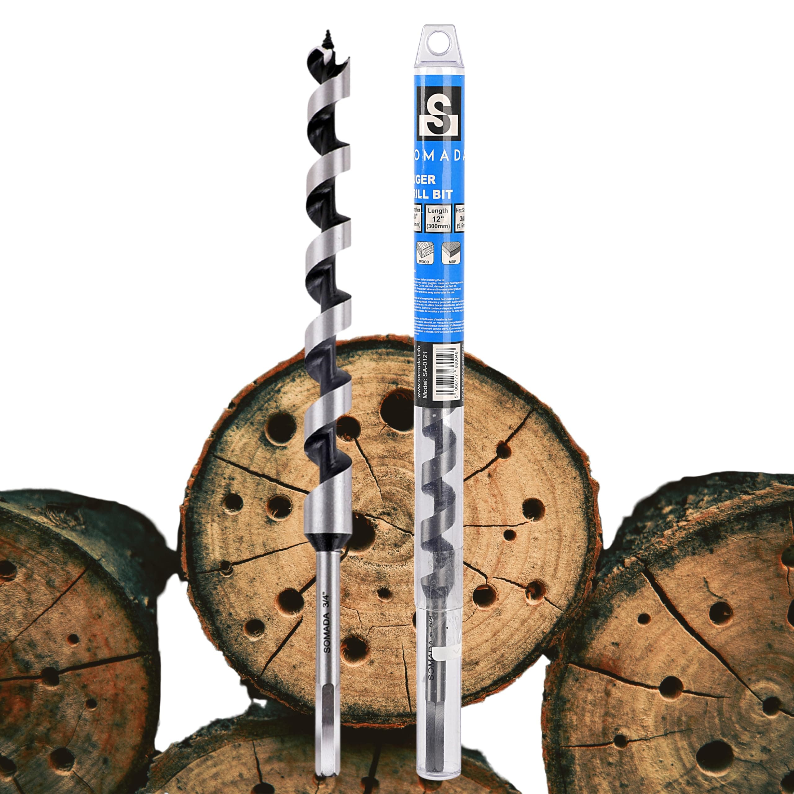 3/4"x12"x3/8" Regular Shank - Single Flute