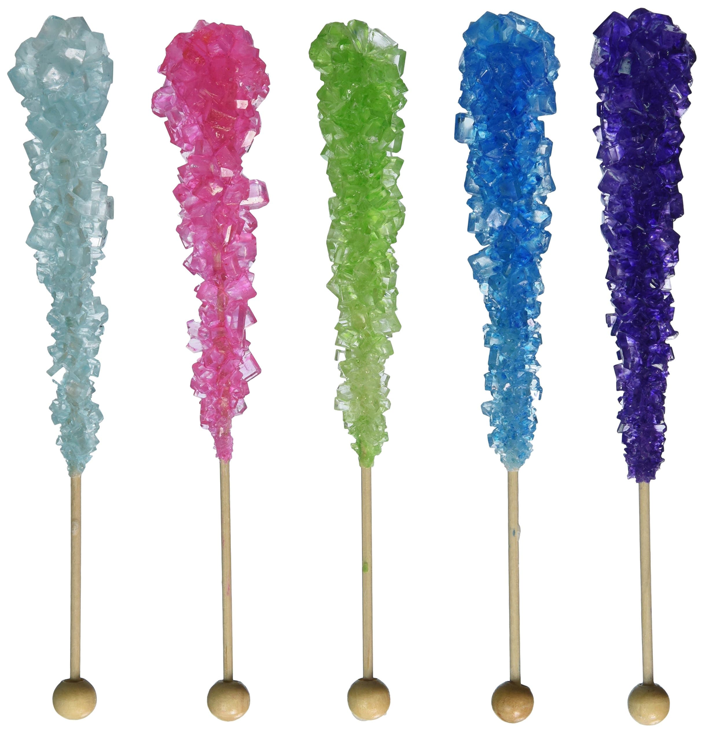 Dryden n Palmer Rock Candy on Stick, Assorted, 20 Count