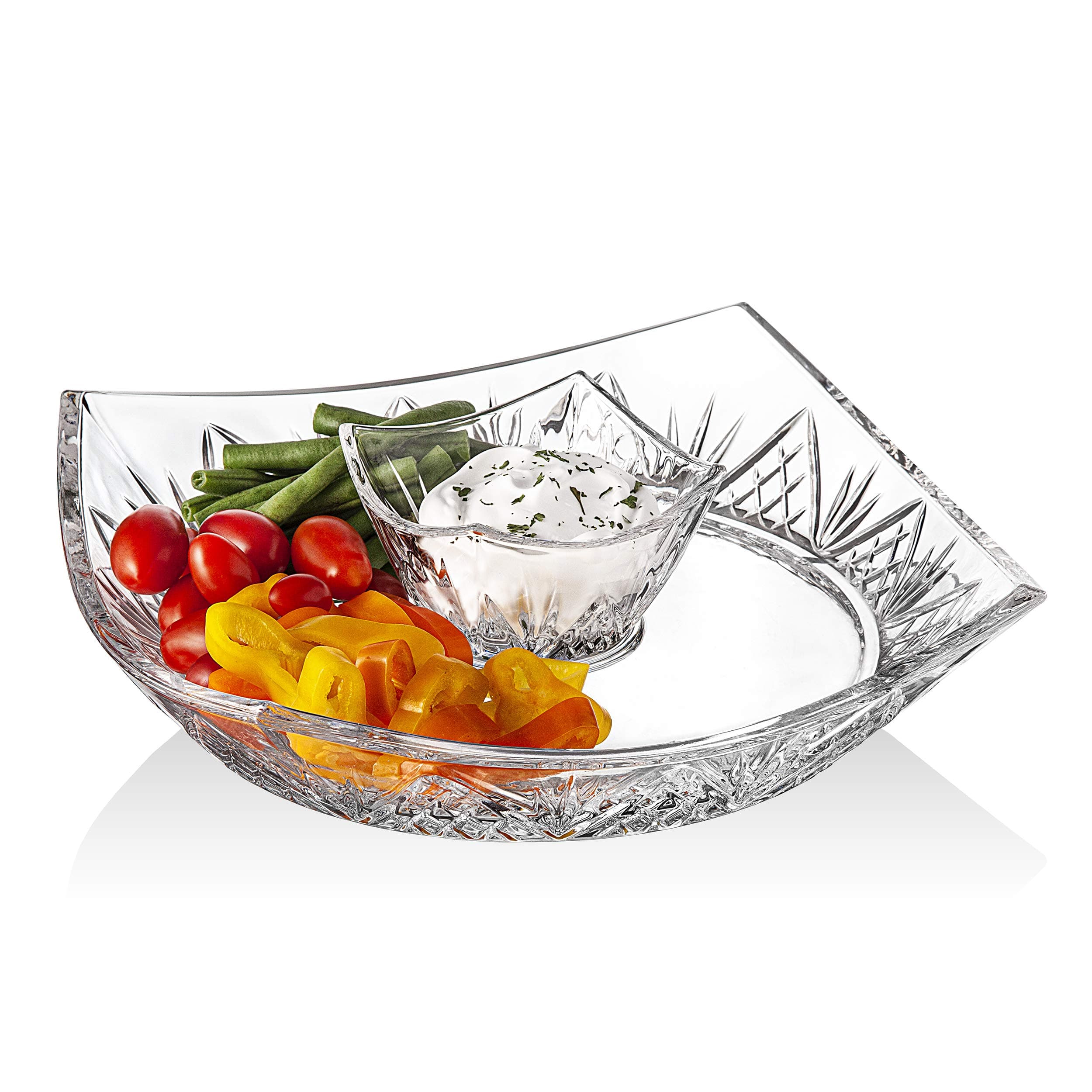 Godinger Dublin Chip and Dip Platter