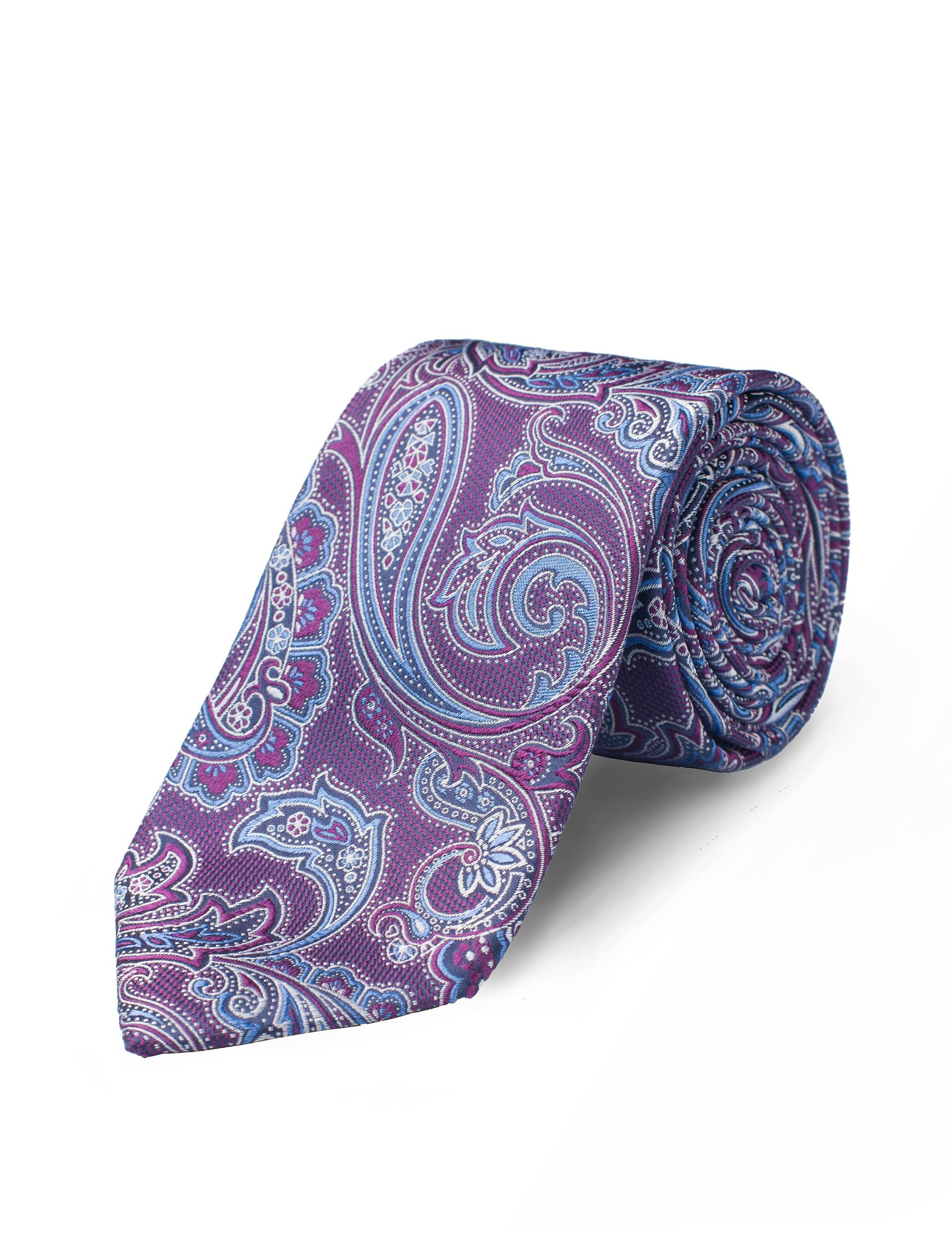 Classic 100% Silk Elegant Paisley Tie