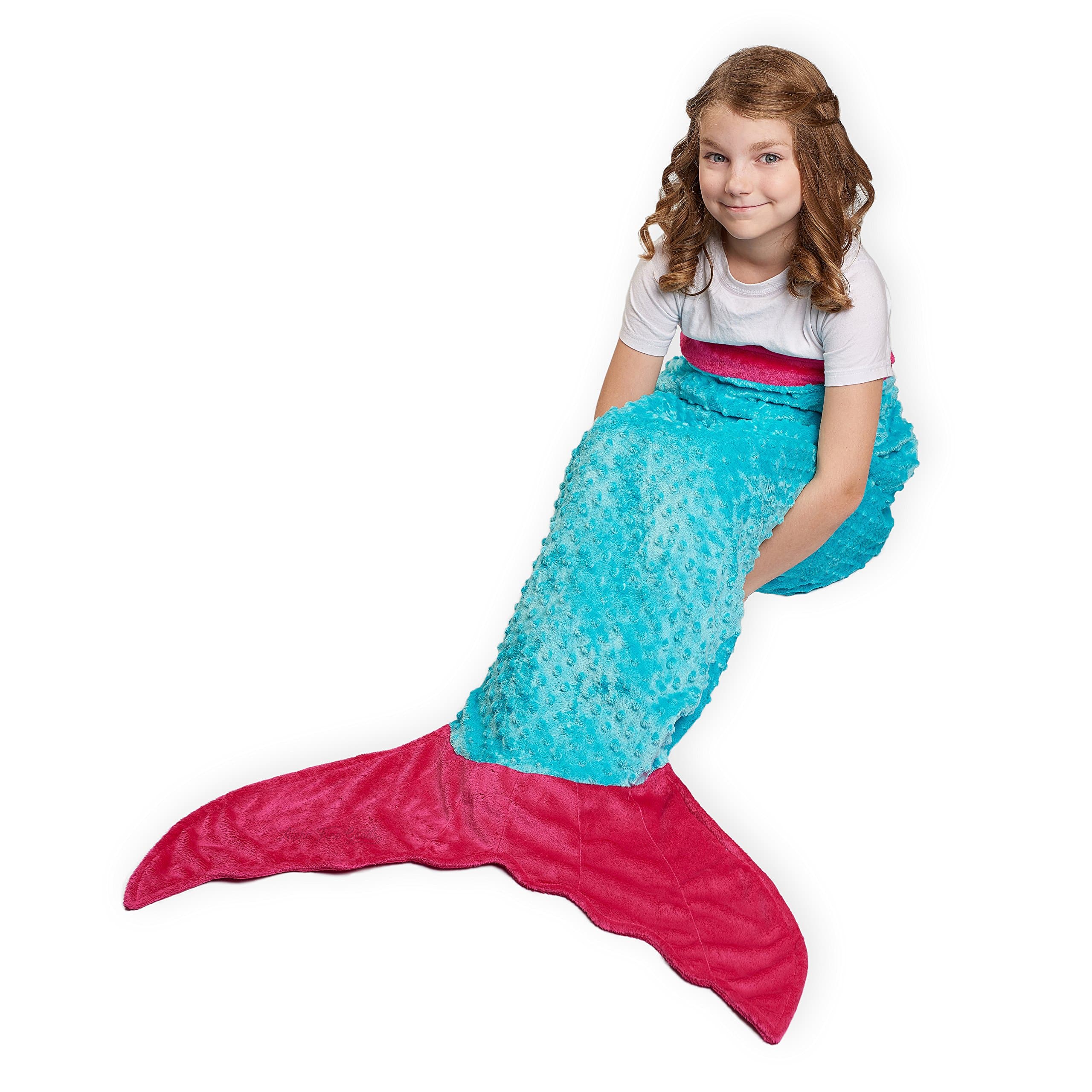 Alpha Mermaid Blanket - Double Layer Premium Quality Version - Ultra Soft – Mermaid Sleeping Bag, Mermaid Tail Blankets, Little Mermaid Blanket