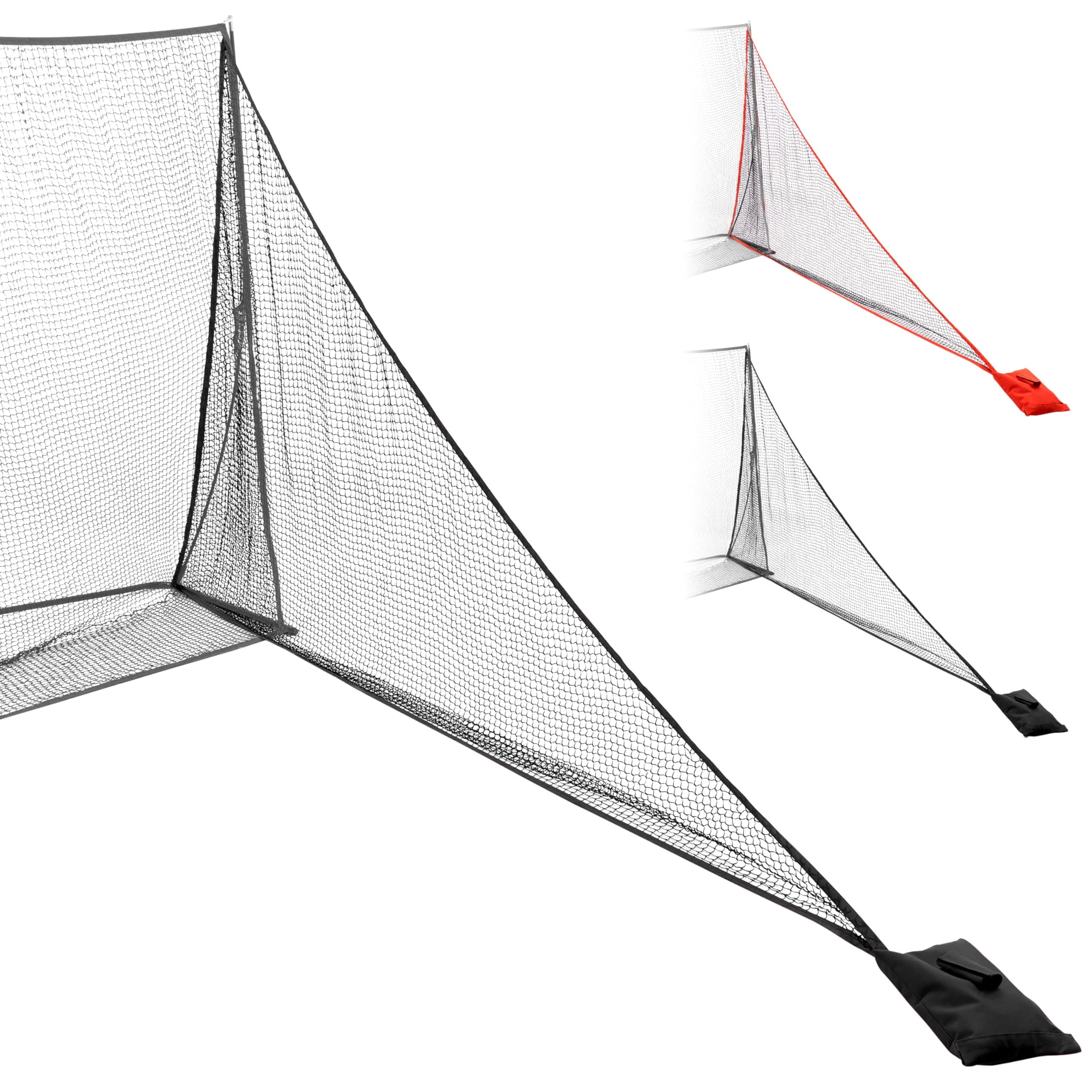 GoSports Shank Net Attachment for Golf Hitting Nets - Black or Red