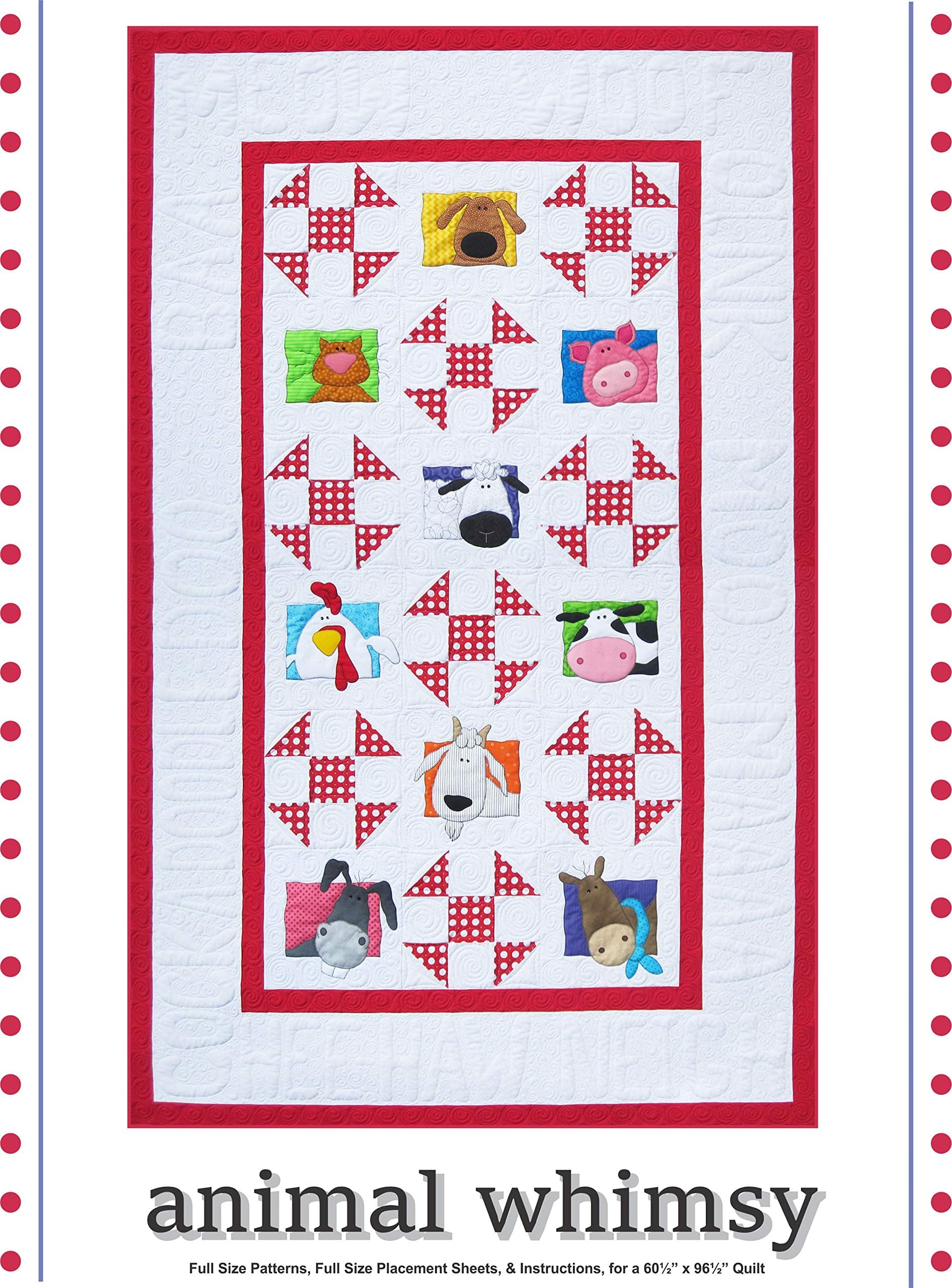 Amy Bradley Designs ABD258 Animal Whimsy Quilt Pattern