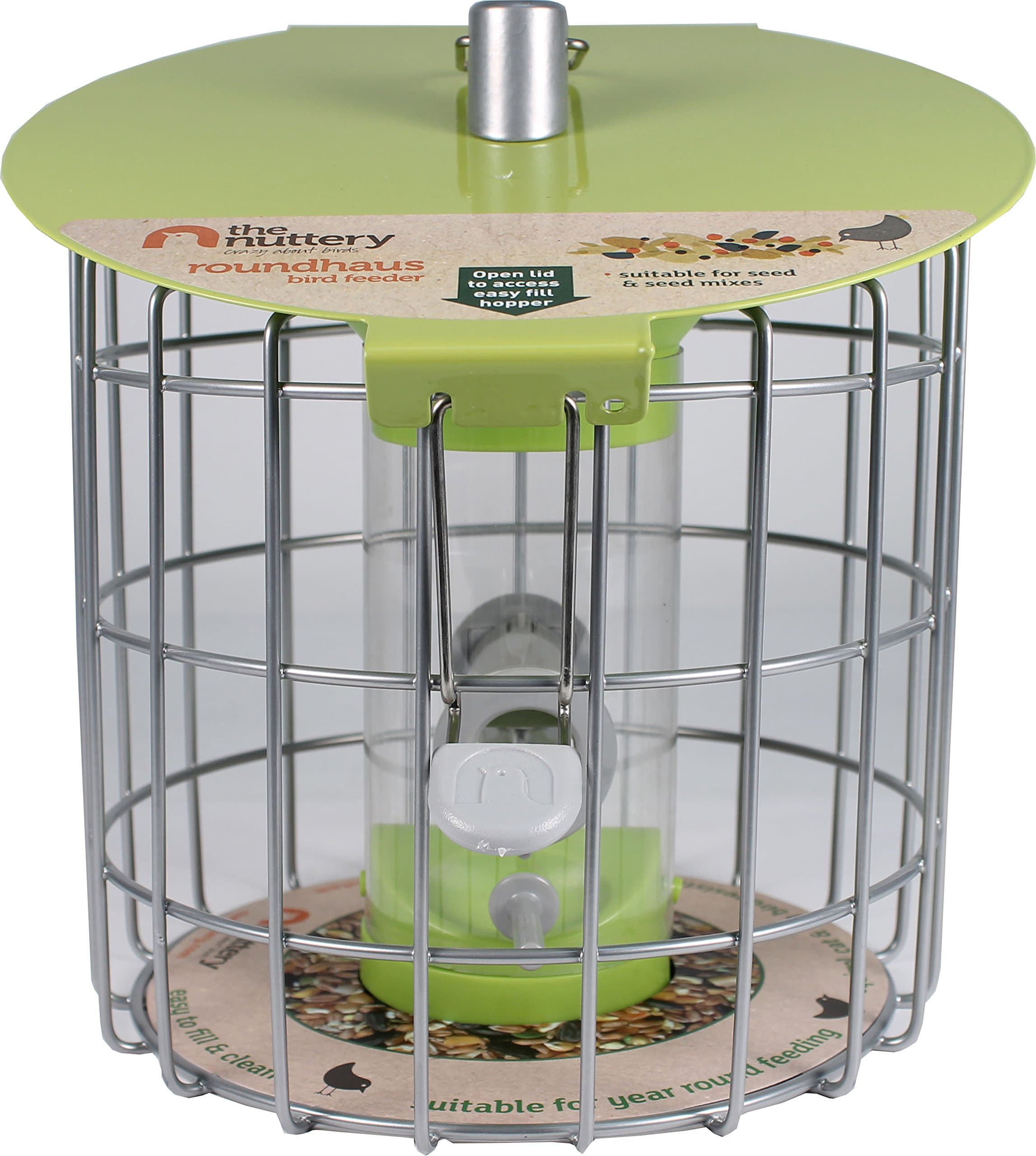The Nuttery NC005 Roundhaus Compact Seed Feeder