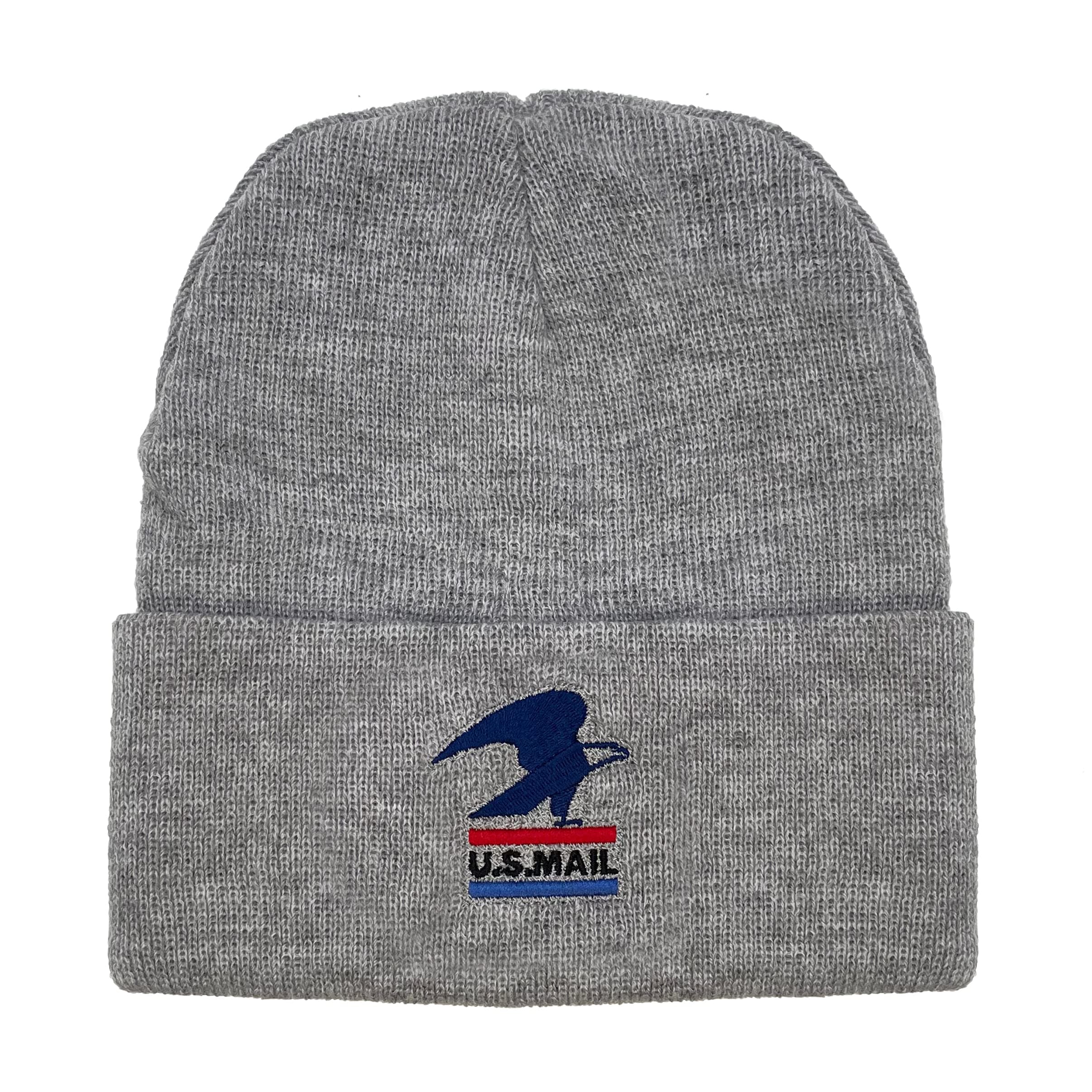 U.S. Mail Standing Eagle USPS Beanie (Gray), Gray, One Size