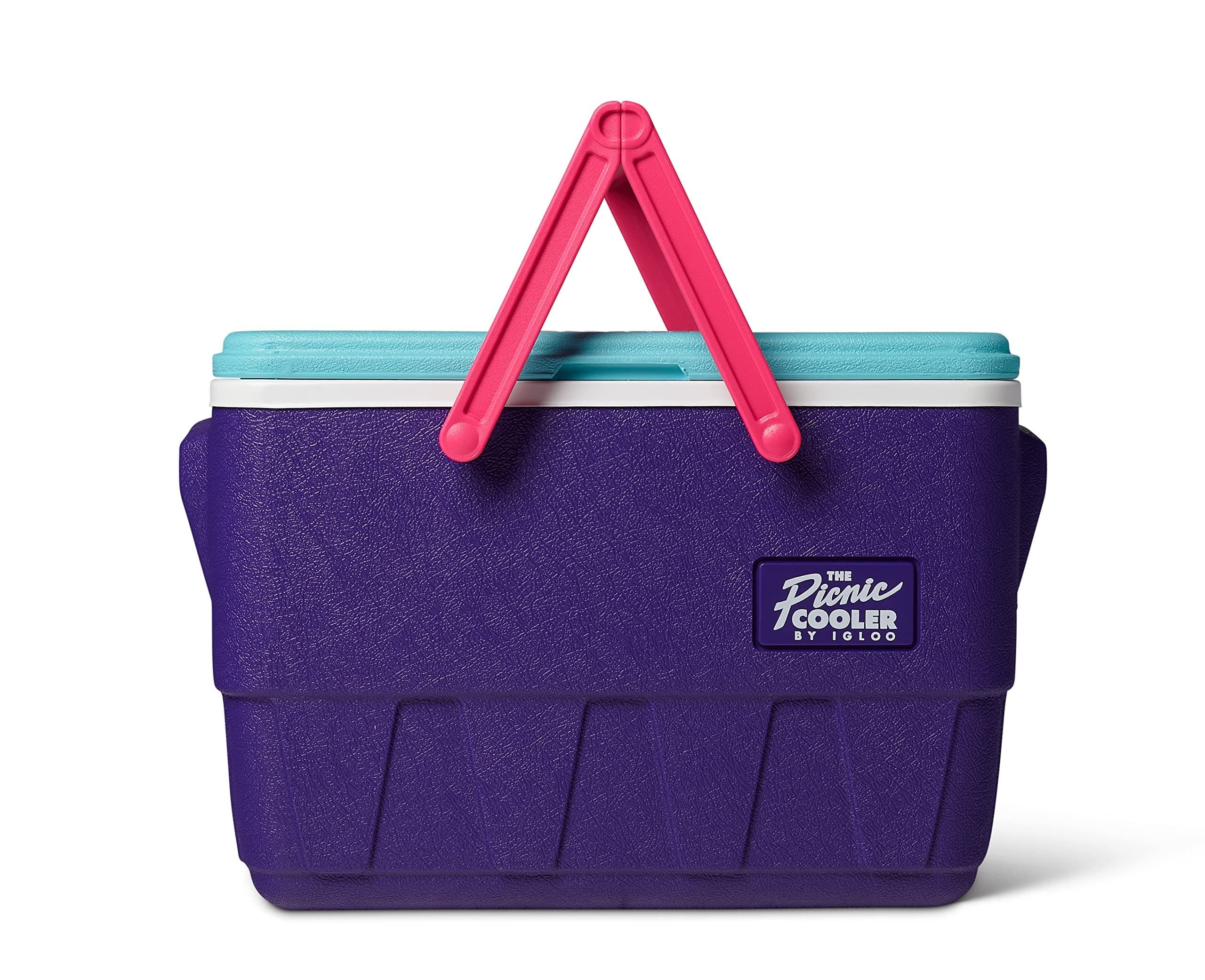 Igloo Special Edition 25 Quart Full Sized Picnic Basket Hard Side Insulated Cooler with Molded in Side Handles