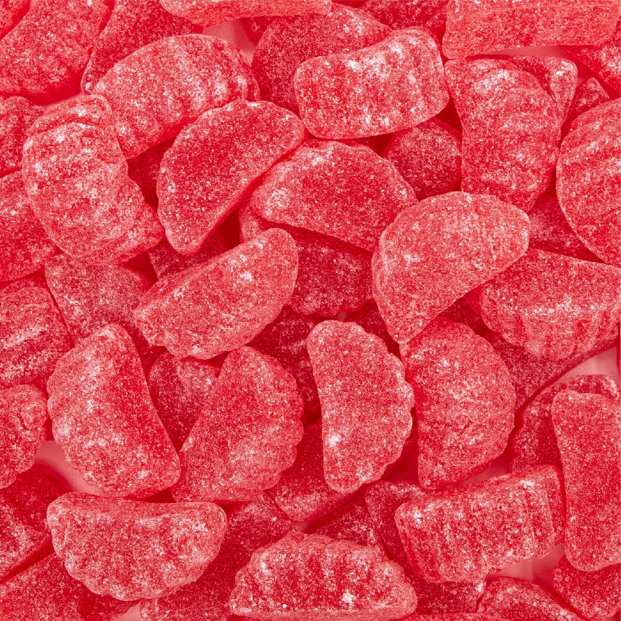 Cherry Slices Valentine's Jelly Candy | 2-Pound Bag | Sugar-Dusted